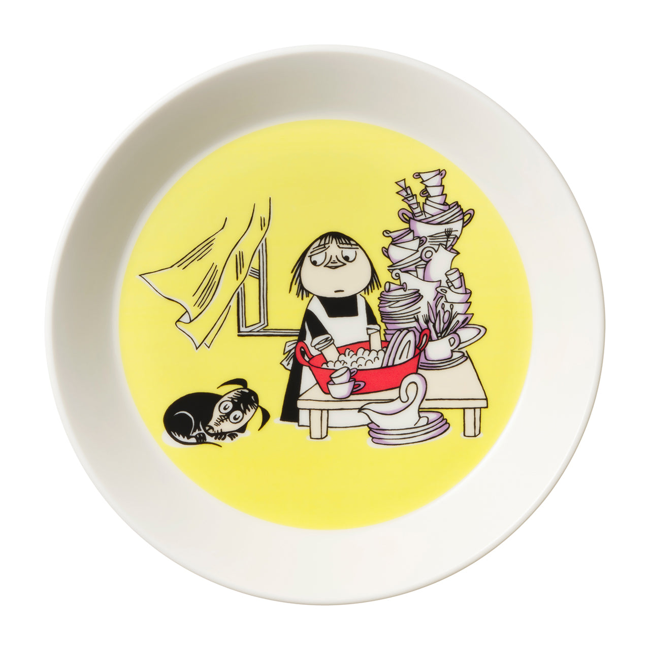 Moomin plate 19cm Misabel yellow | Moomin Arabia