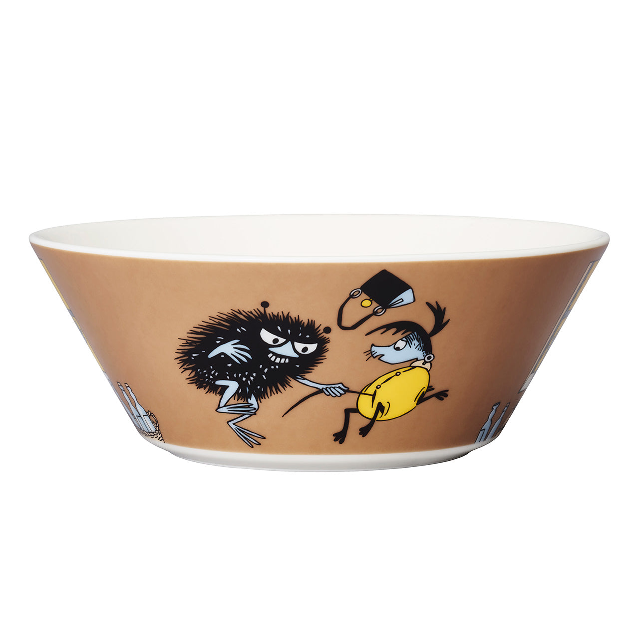 Moomin bowl 15cm Stinky in action