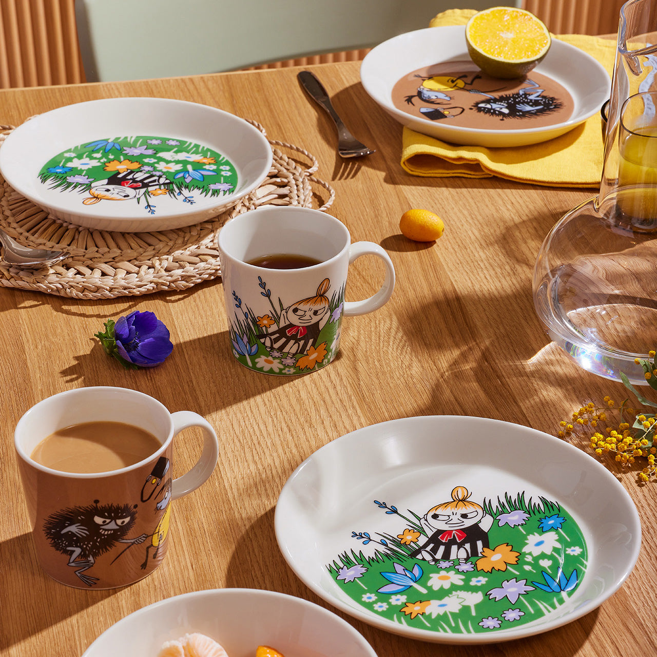 Moomin plate 19cm Stinky in action | Moomin Arabia