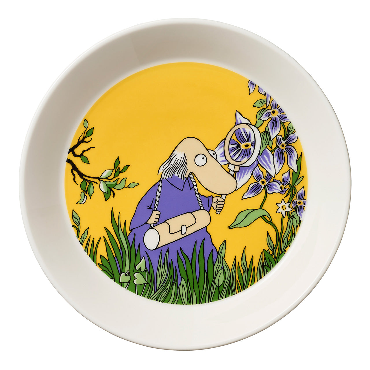 Moomin plate 19cm Hemulen yellow