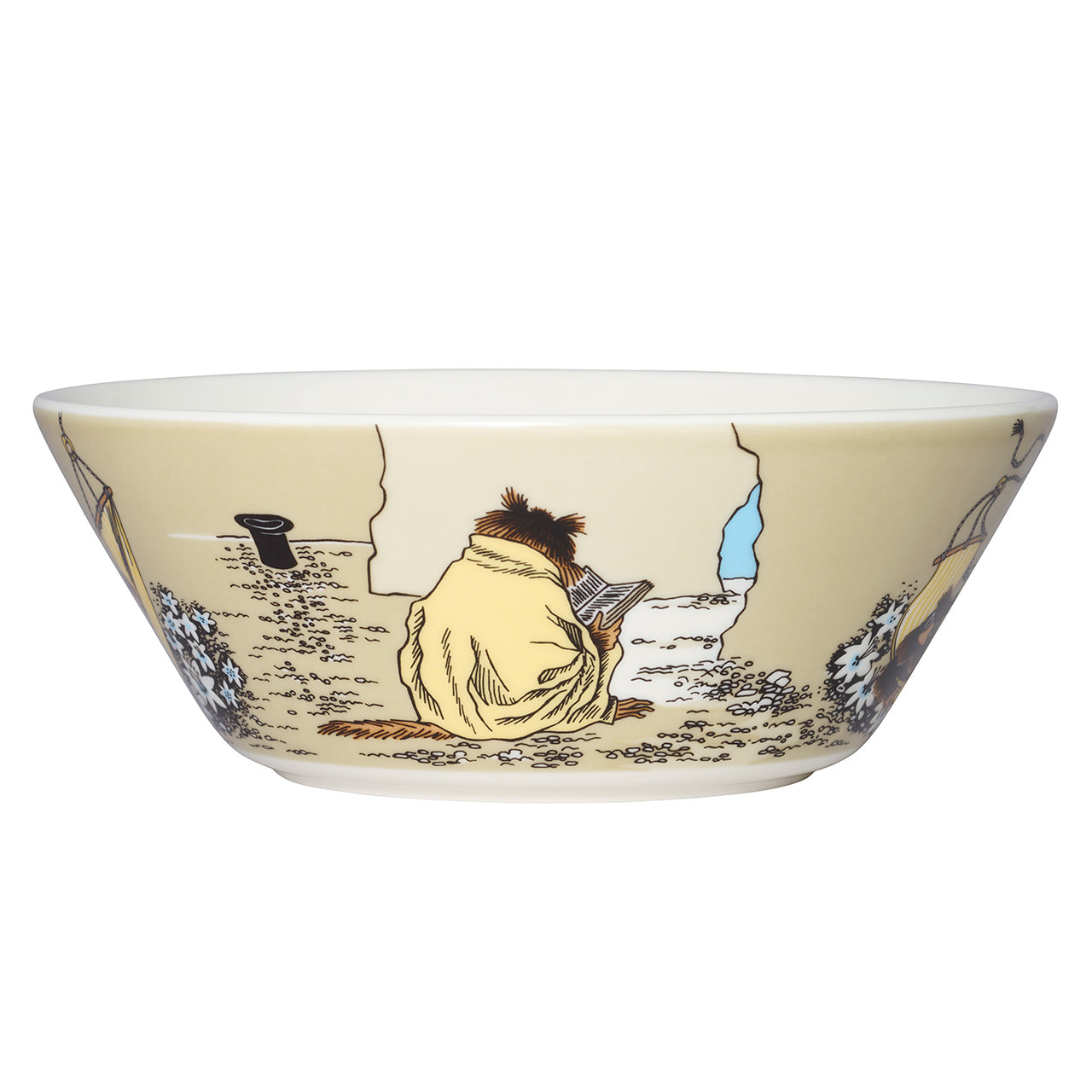 Moomin bowl 15cm Muskrat beige