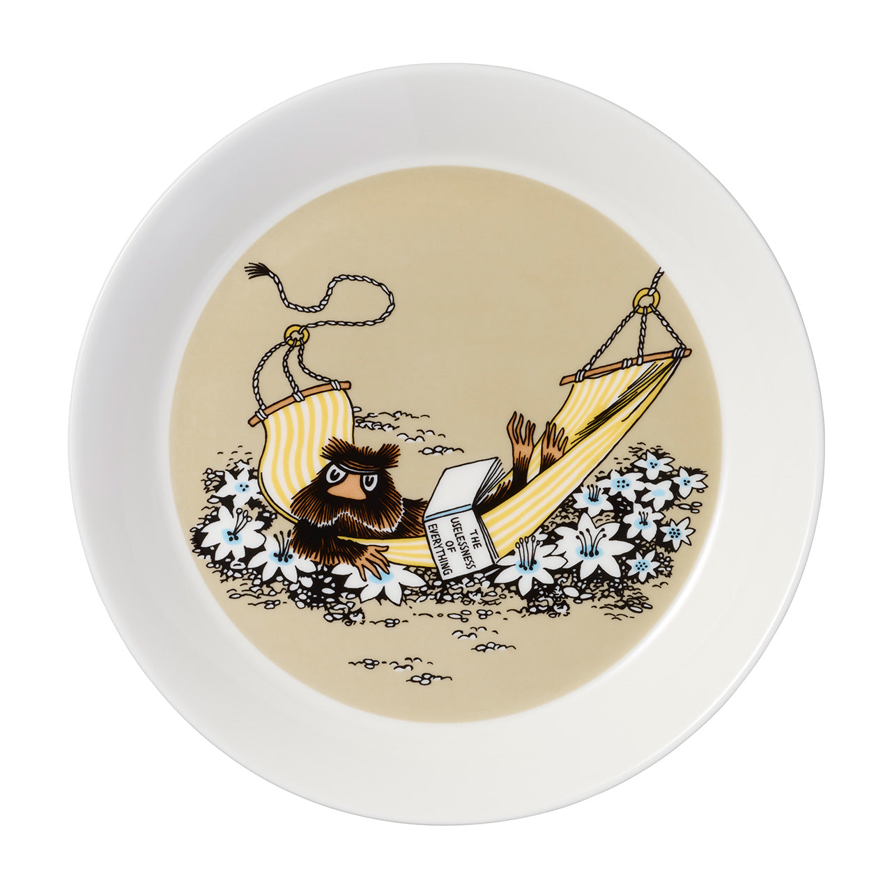 Moomin plate 19cm Muskrat beige