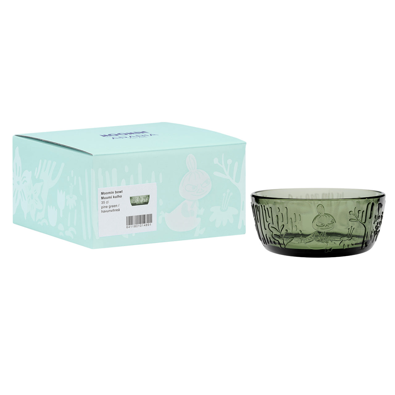 Moomin bowl 35cl pine green