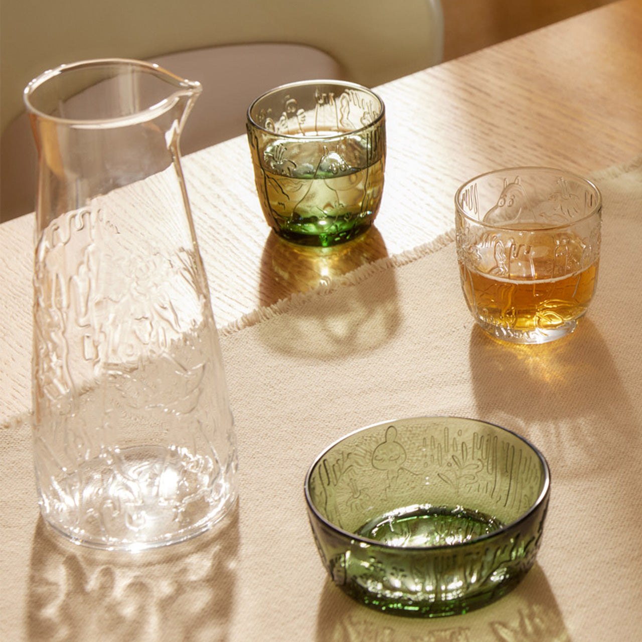 Moomin pitcher 100cl clear | Moomin Arabia