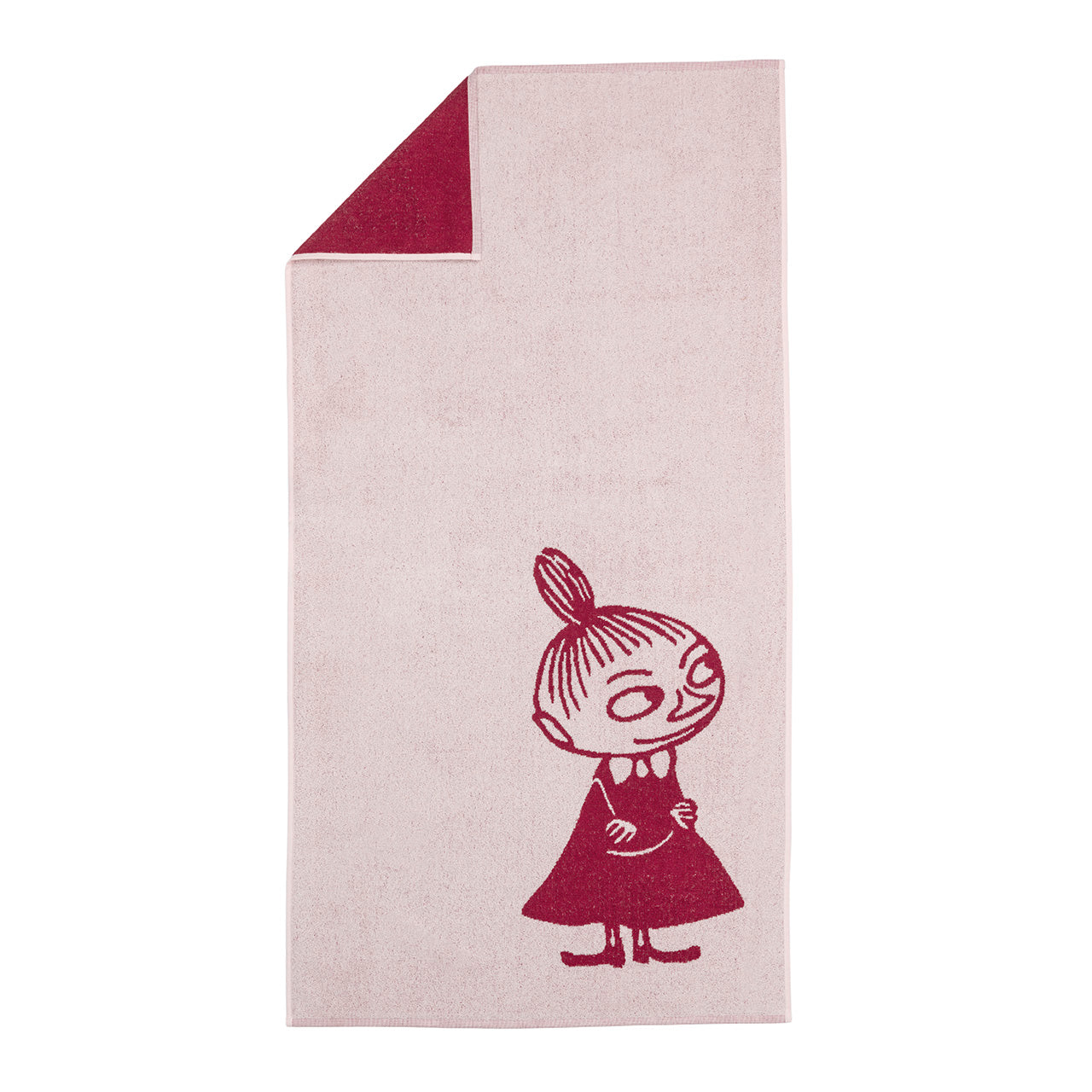 Moomin bath towel 70x140cm Little My pink