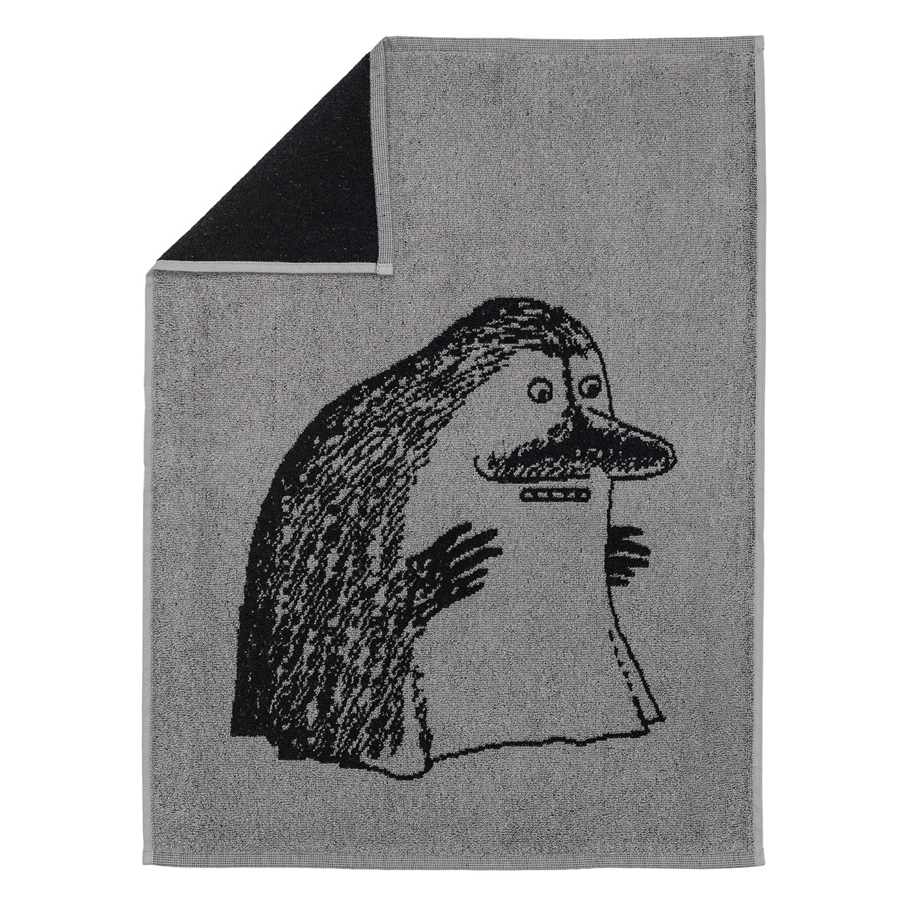 Moomin hand towel 50x70cm The Groke grey