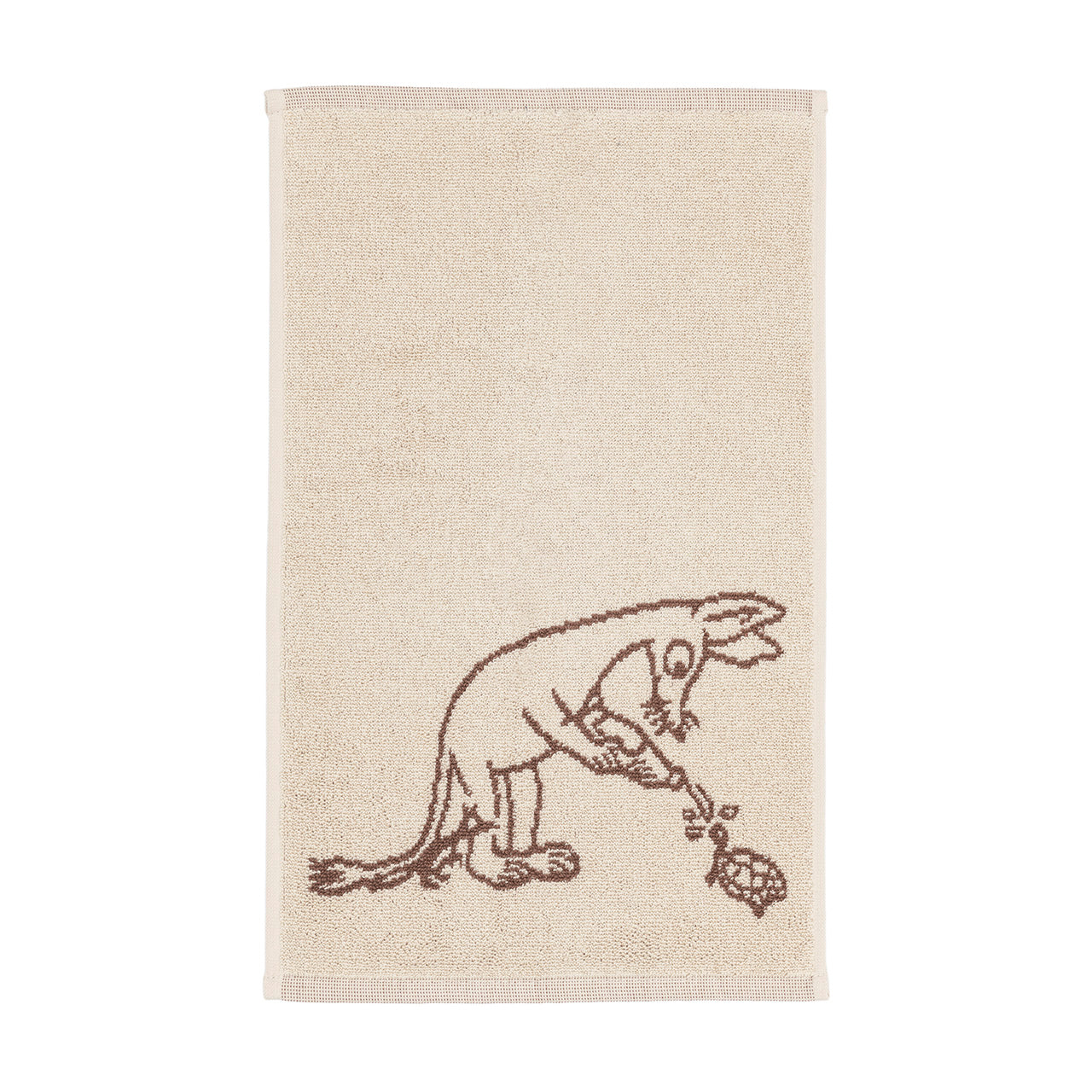 Moomin hand towel 30x50cm The Sniff brown