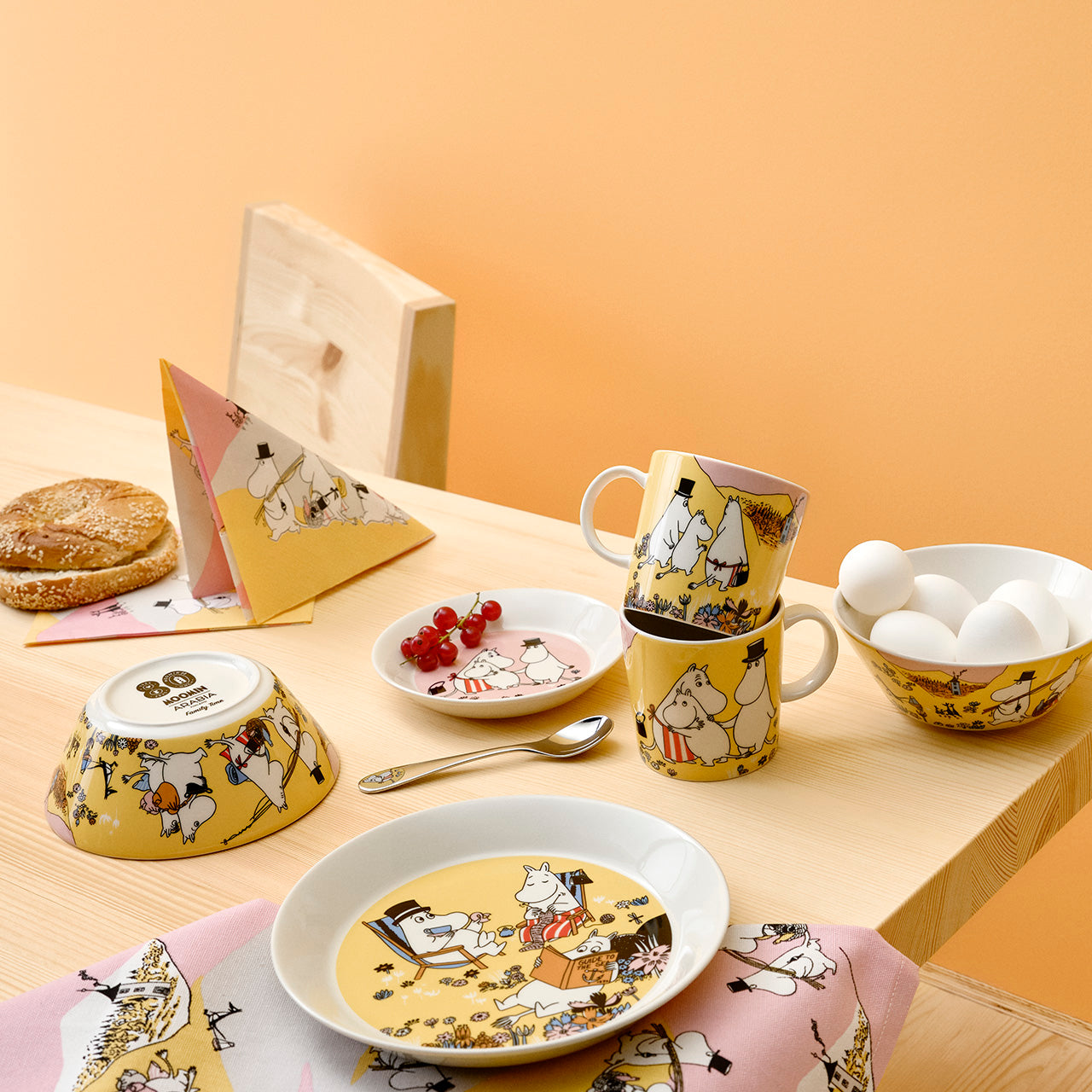 Moomin saucer 15cm Family Time 80 | Moomin Arabia
