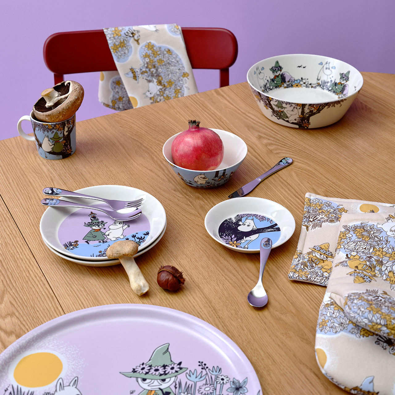 Moomin oven mitten 15x34cm Friends Forever