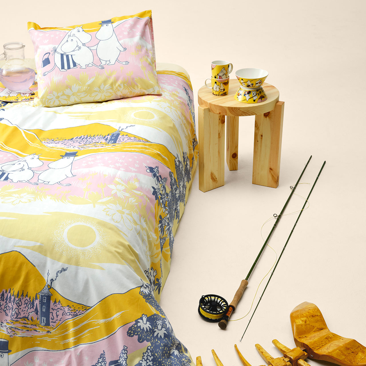 Moomin bedset 140x200cm Family Time