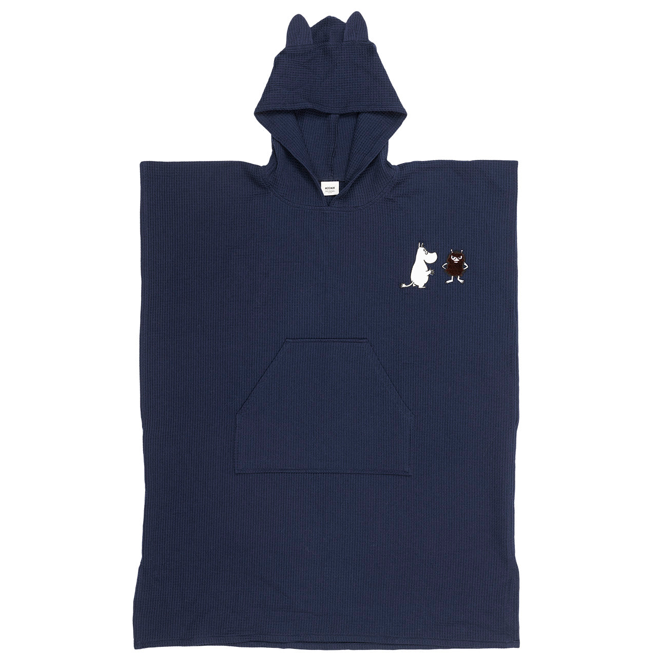 Moomin adult poncho navy blue