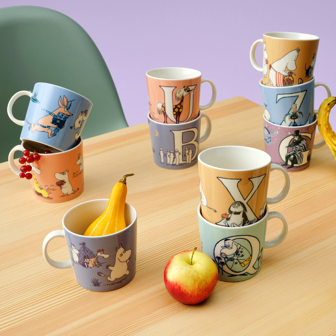Moomin mug 0,4L ABC X | Moomin Arabia