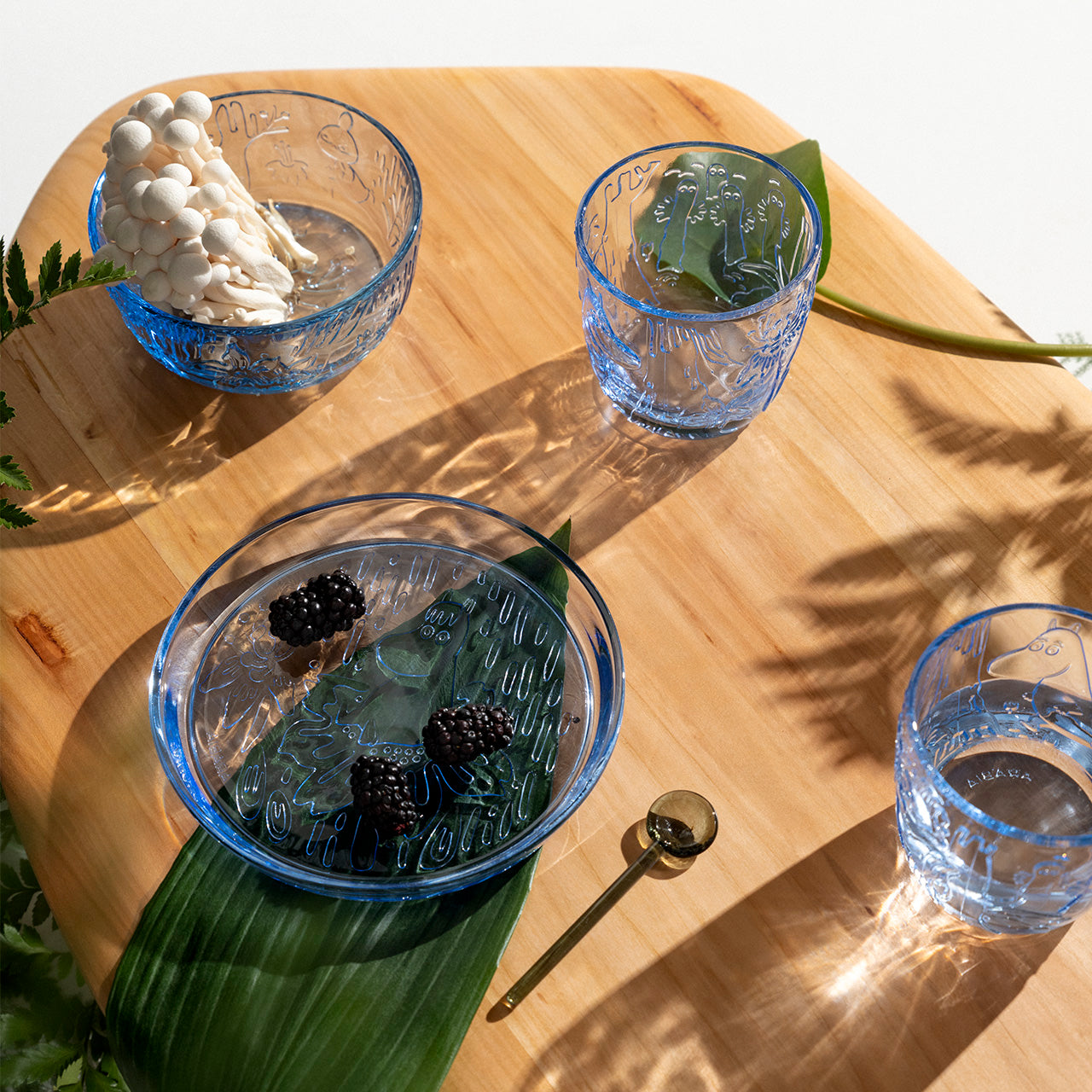 Moomin bowl 35cl aqua blue