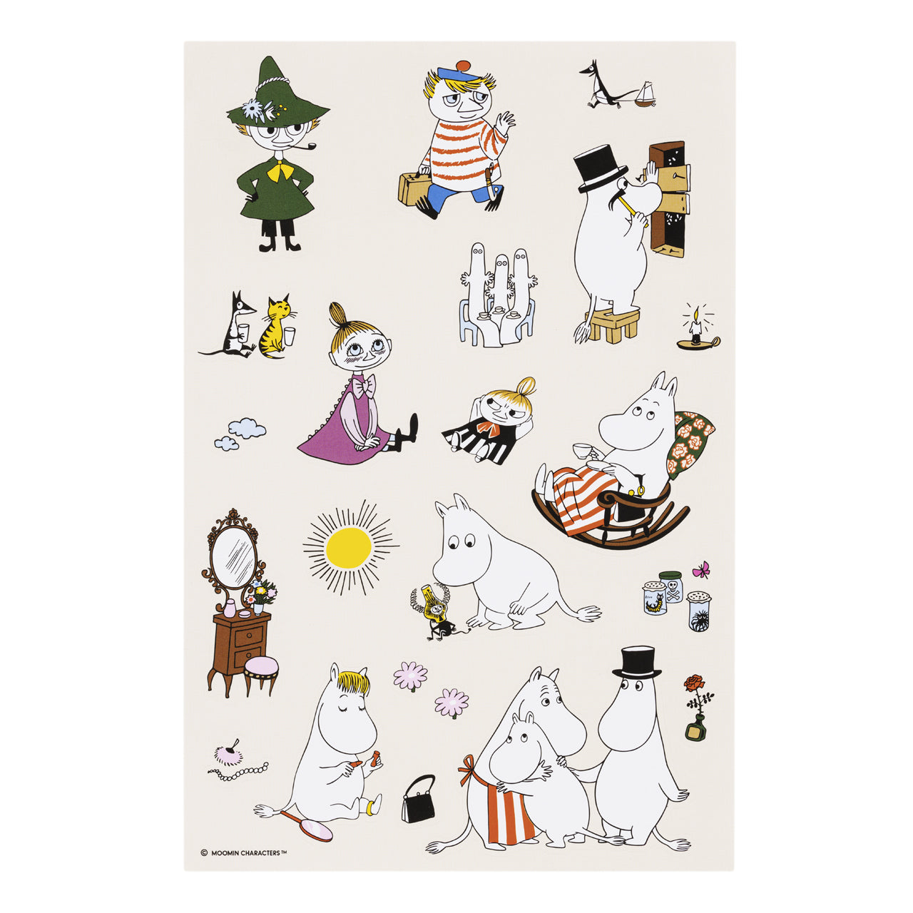 Moomin decorative stickers Character