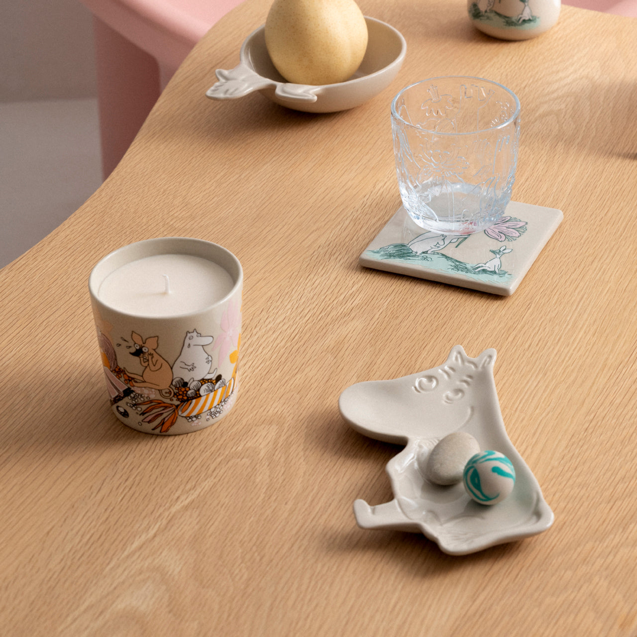 Moomin plate 180mm Moomintroll recirculated ceramics