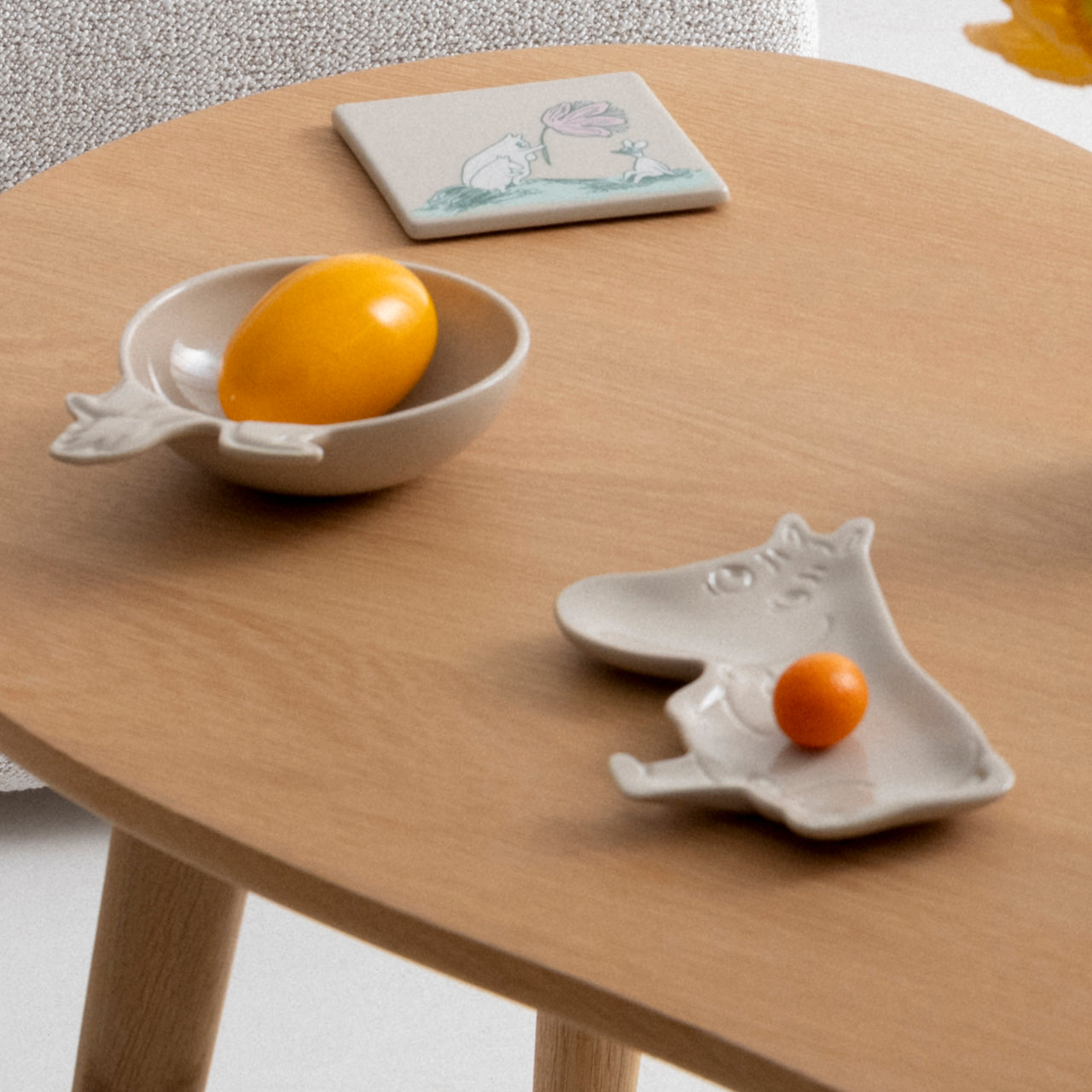 置物 ARABIA Moomin Plate Shell Moomin plate 180mm Moomintroll recirculated ceramics | Moomin Arabia
