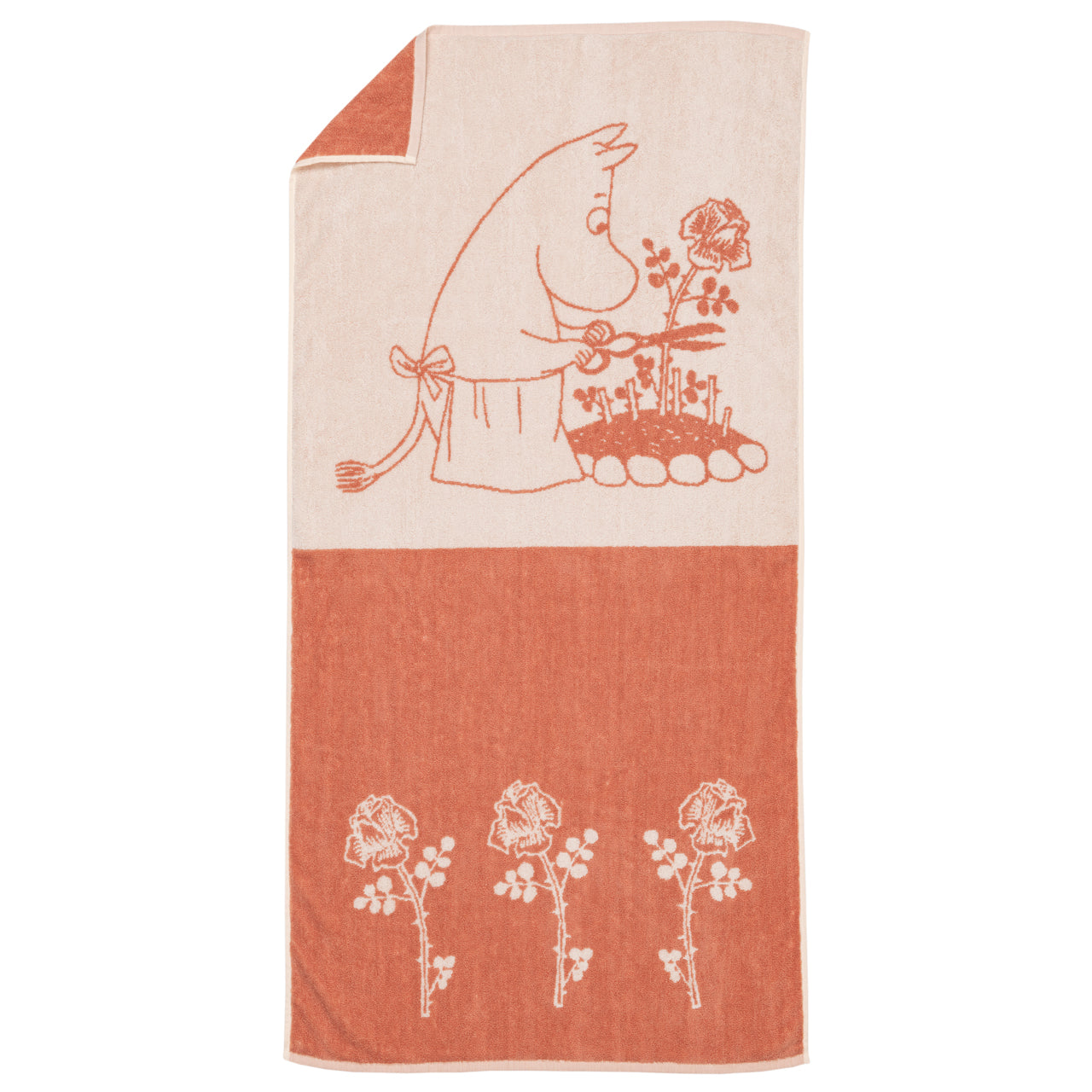Moomin bath towel  70x140cm Moominmamma beige