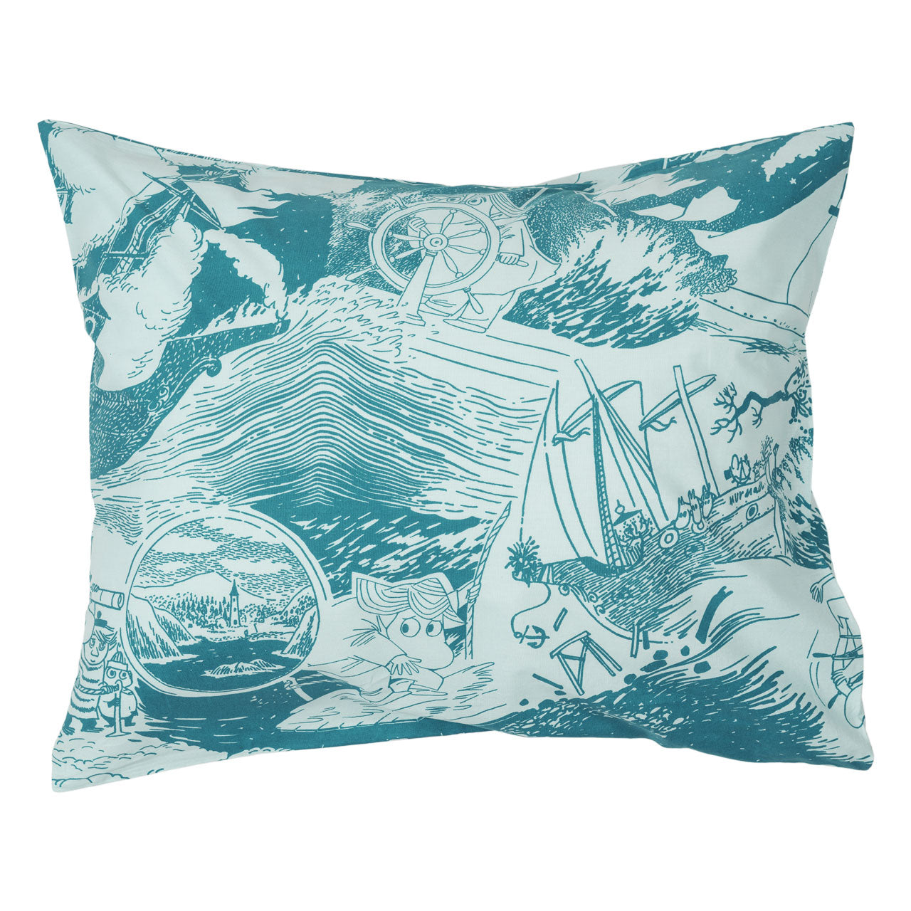 Moomin pillowcase 50x60cm Sailing | Moomin Arabia