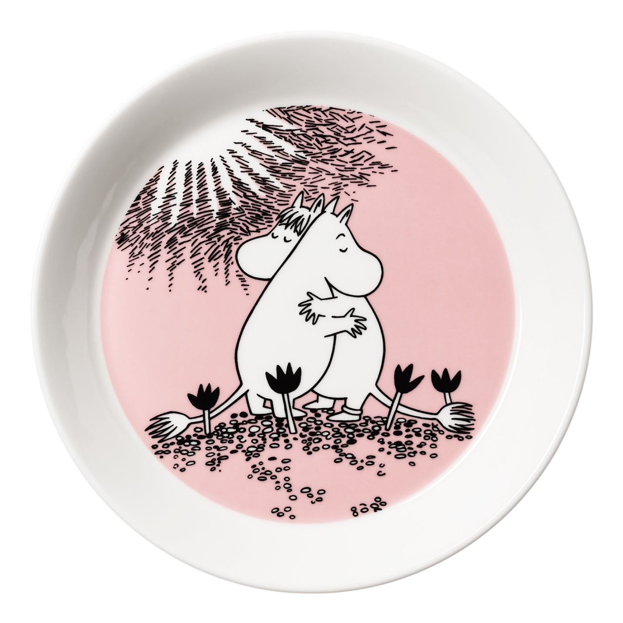 Moomin plate 19cm Love 30
