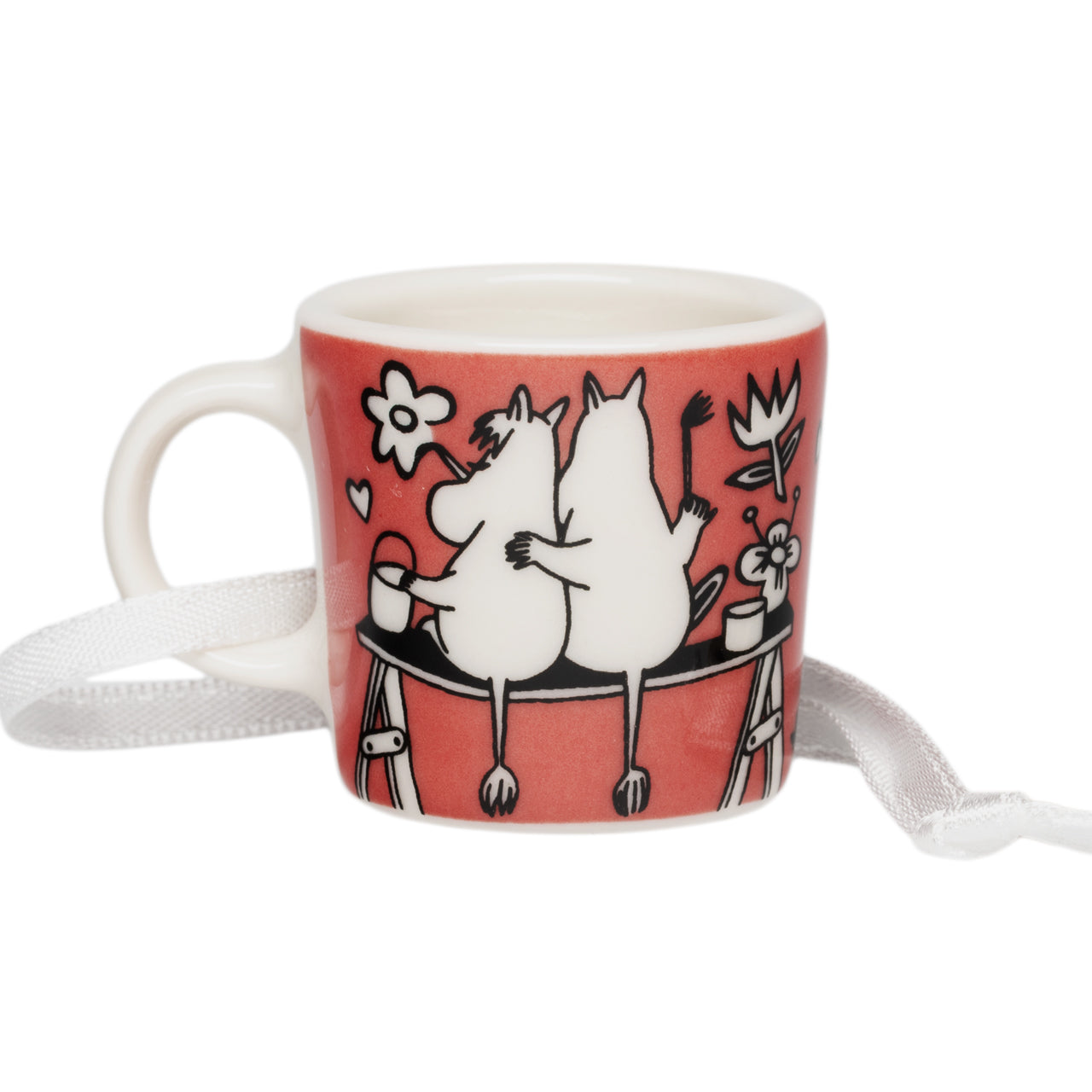 Moomin mini mug Love red