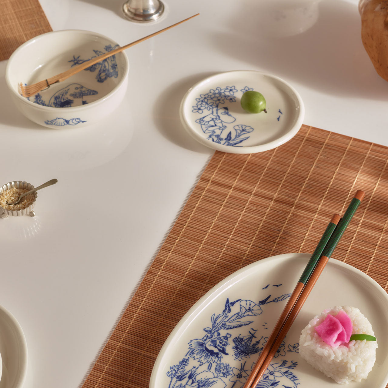 Muumi mini lautanen 12cm Haru Hemuli