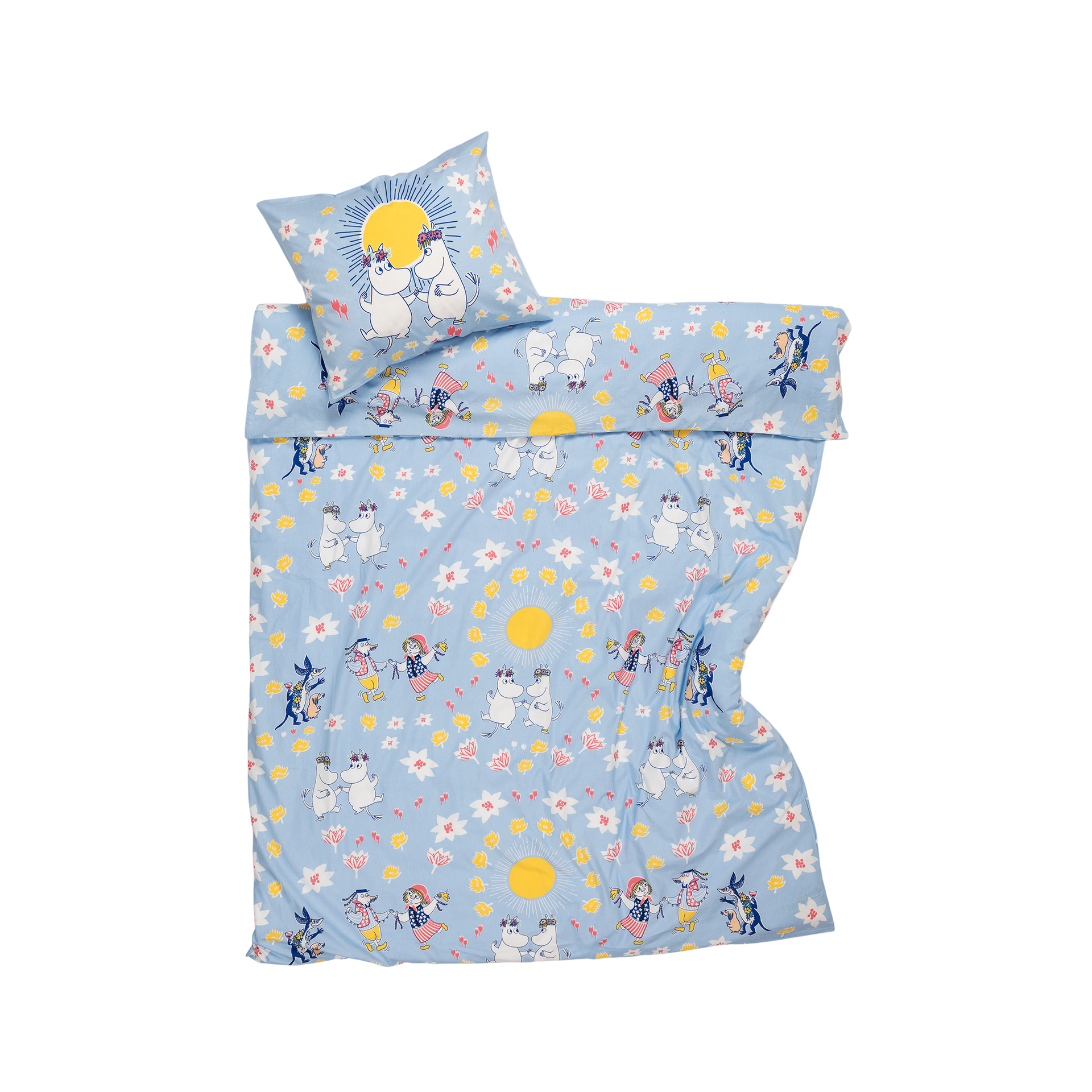 Mumin bäddset 150x210 Sommardans