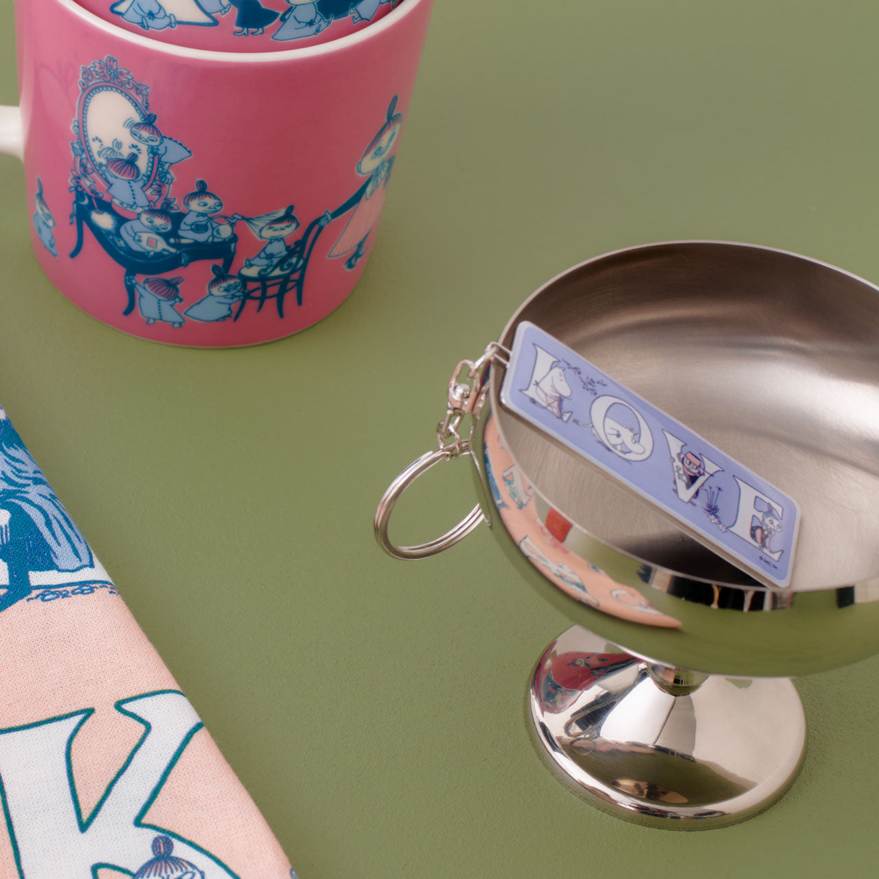 Moomin keychain Alphabets Love | Moomin Arabia