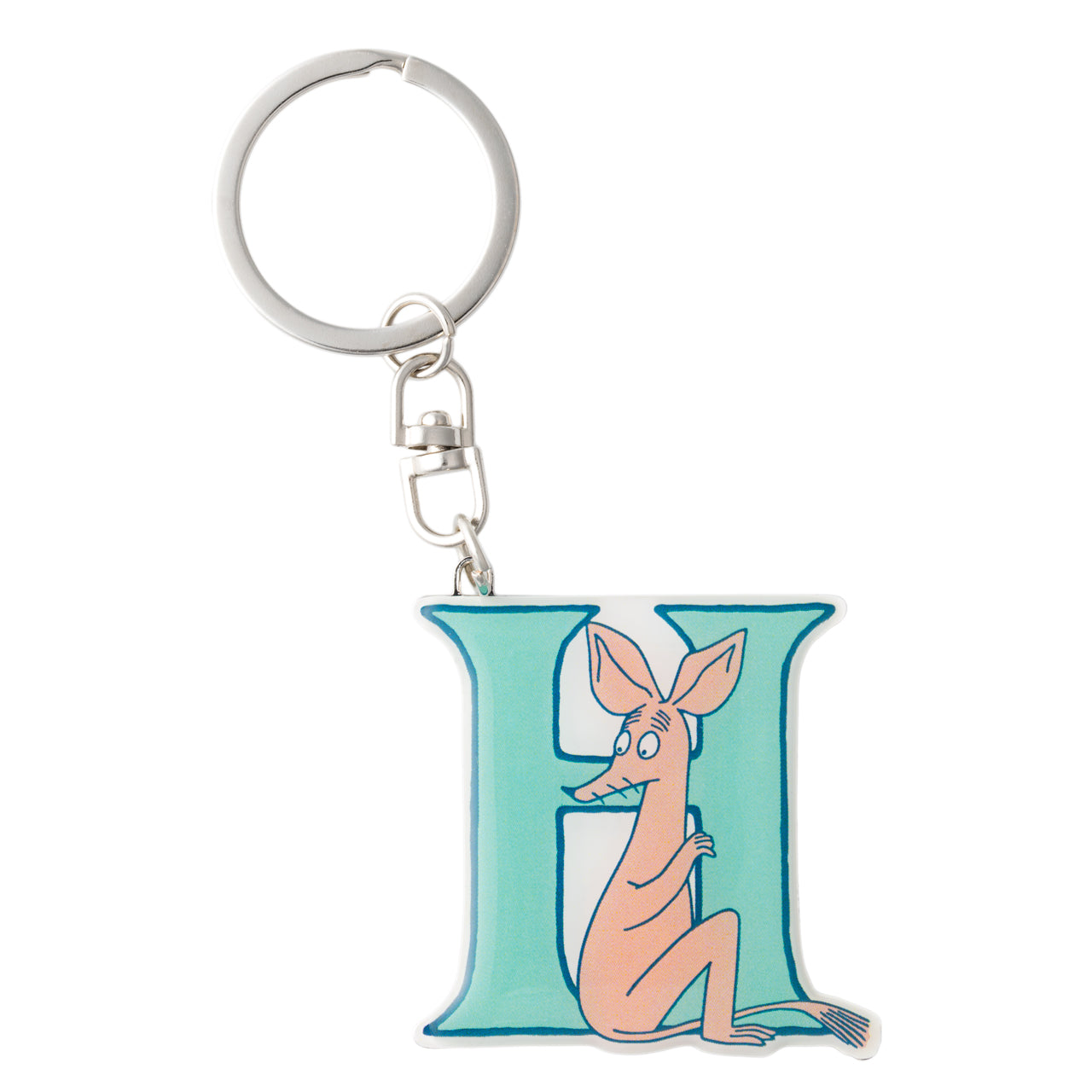 Moomin keychain Alphabets H