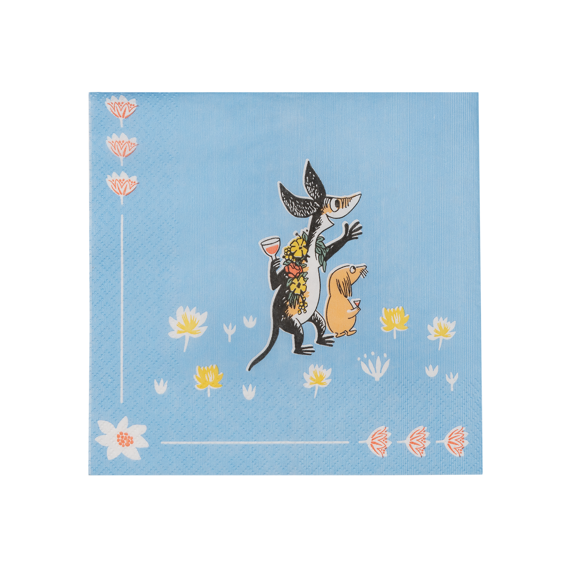Mumin pappersservett 33cm Sommardans