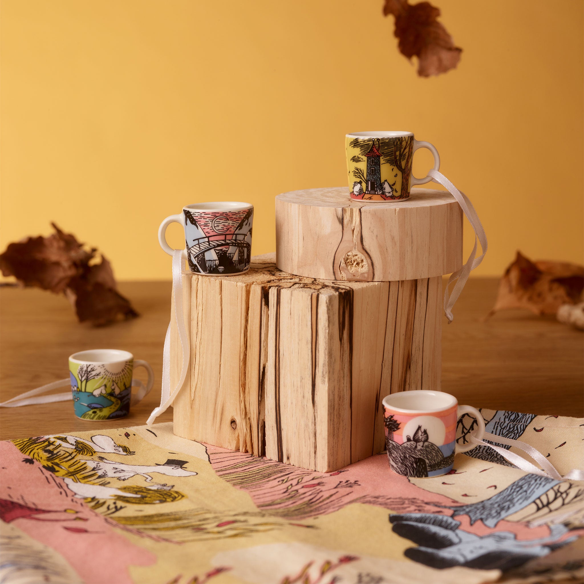 Moomin mini mug set Moomin's Day 4pc | Moomin Arabia