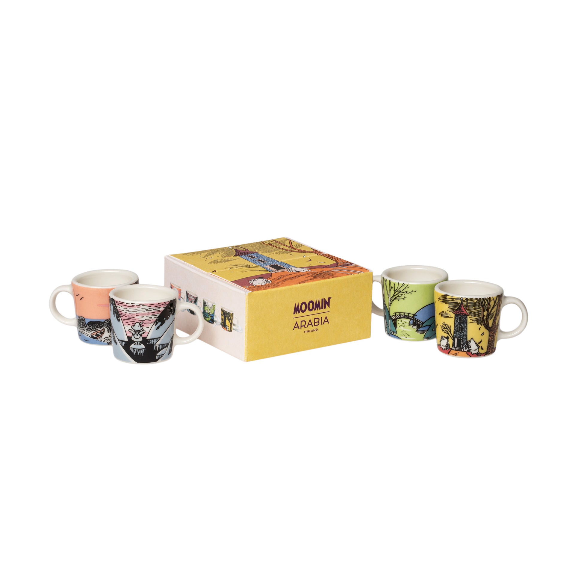 Mumin mini mugg set Mumindagen 4st