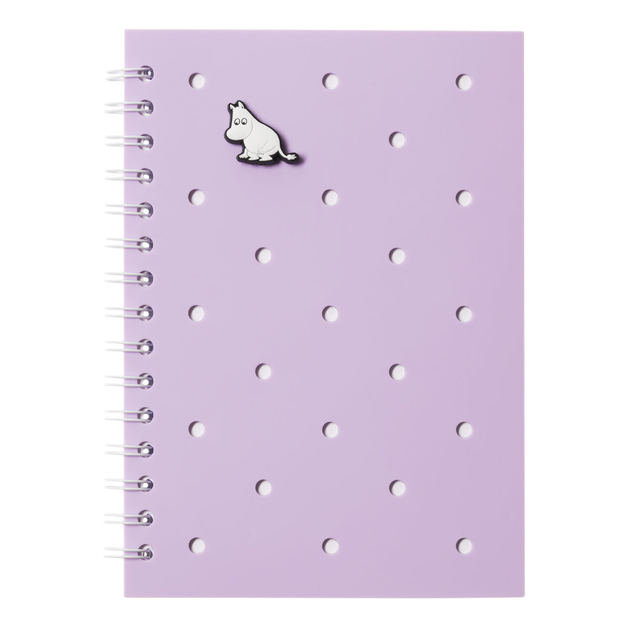 Moomin notebook & charm lila