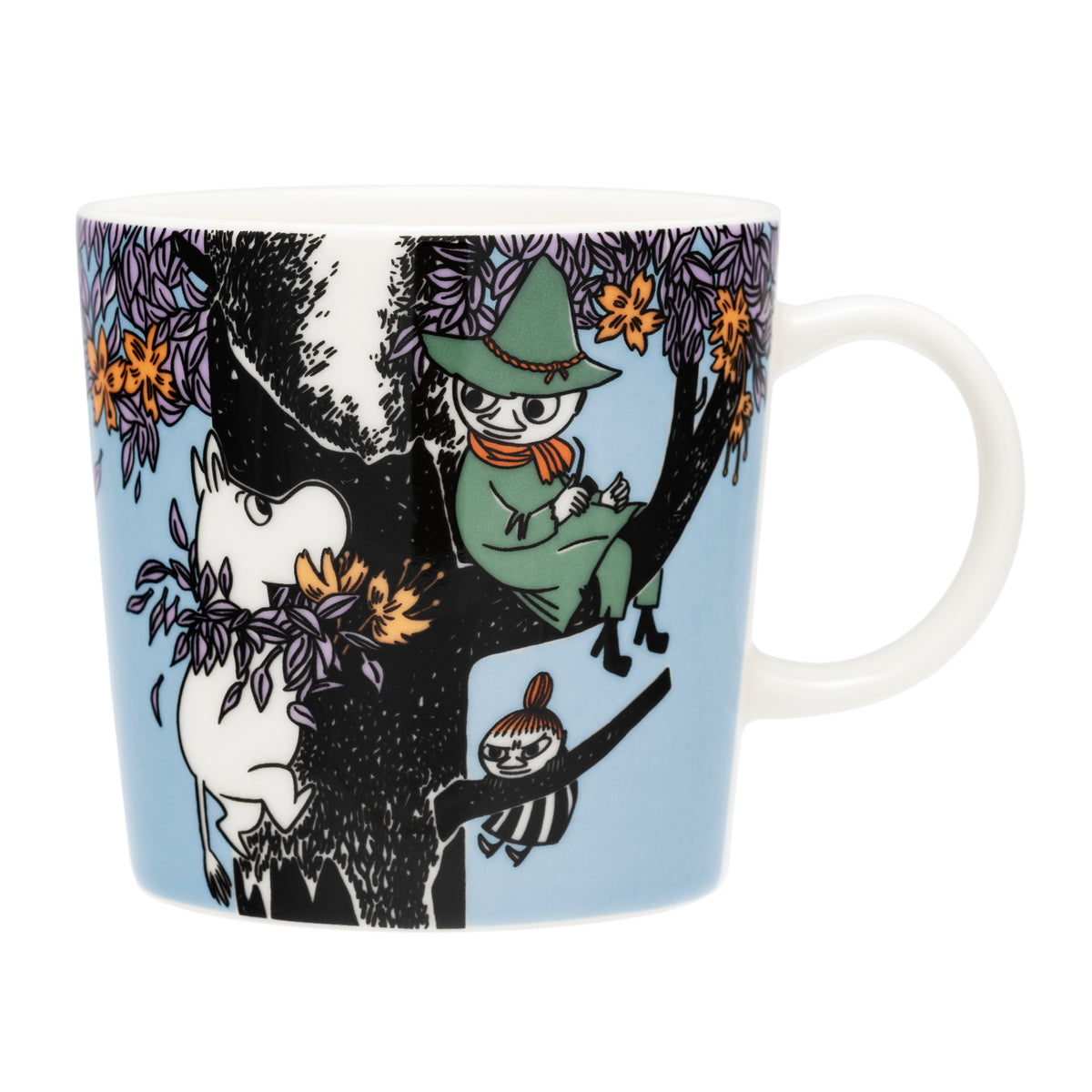 Moomin set mug & plate Friends Forever - A ceramic mug featuring the Friends Forever illustrations.