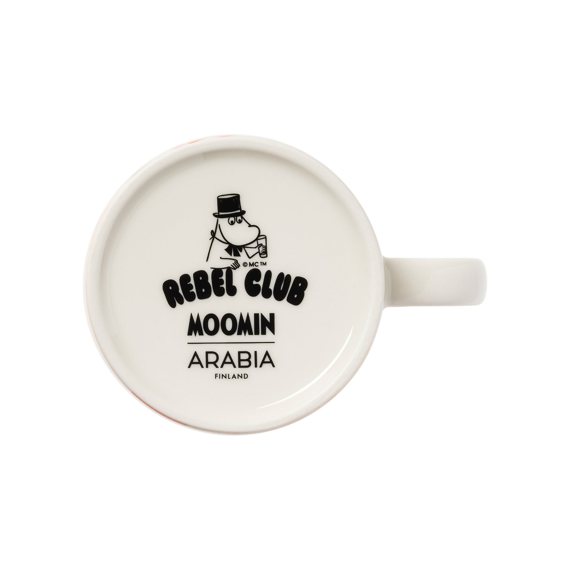 Moomin mug 0,4L Boss Lady - Mug backstamp with Rebel Club and Moomin Arabia logo