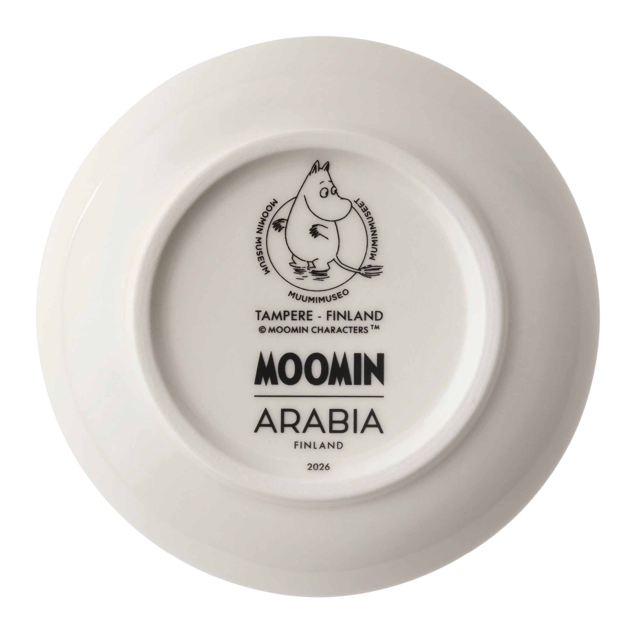 Moomin mini plate 10,5cm Winternight glow 2pc | Moomin Arabia