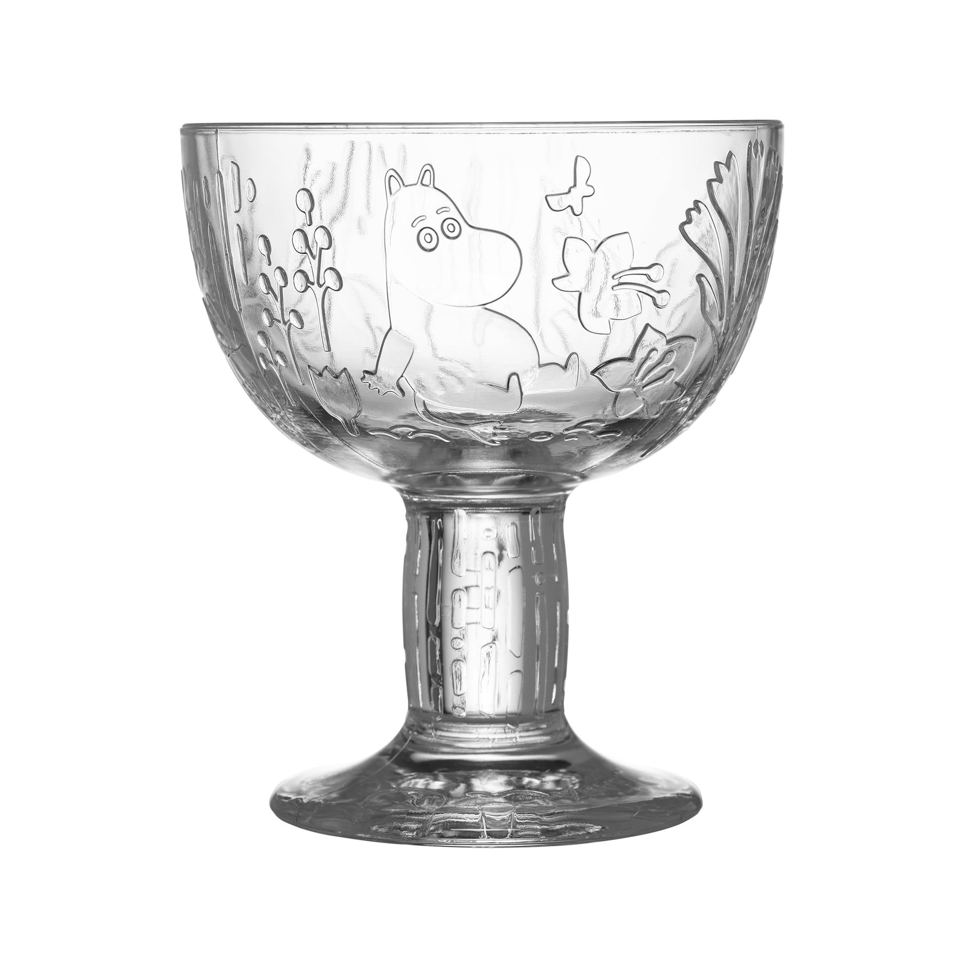 Moomin serving bowl 140mm clear