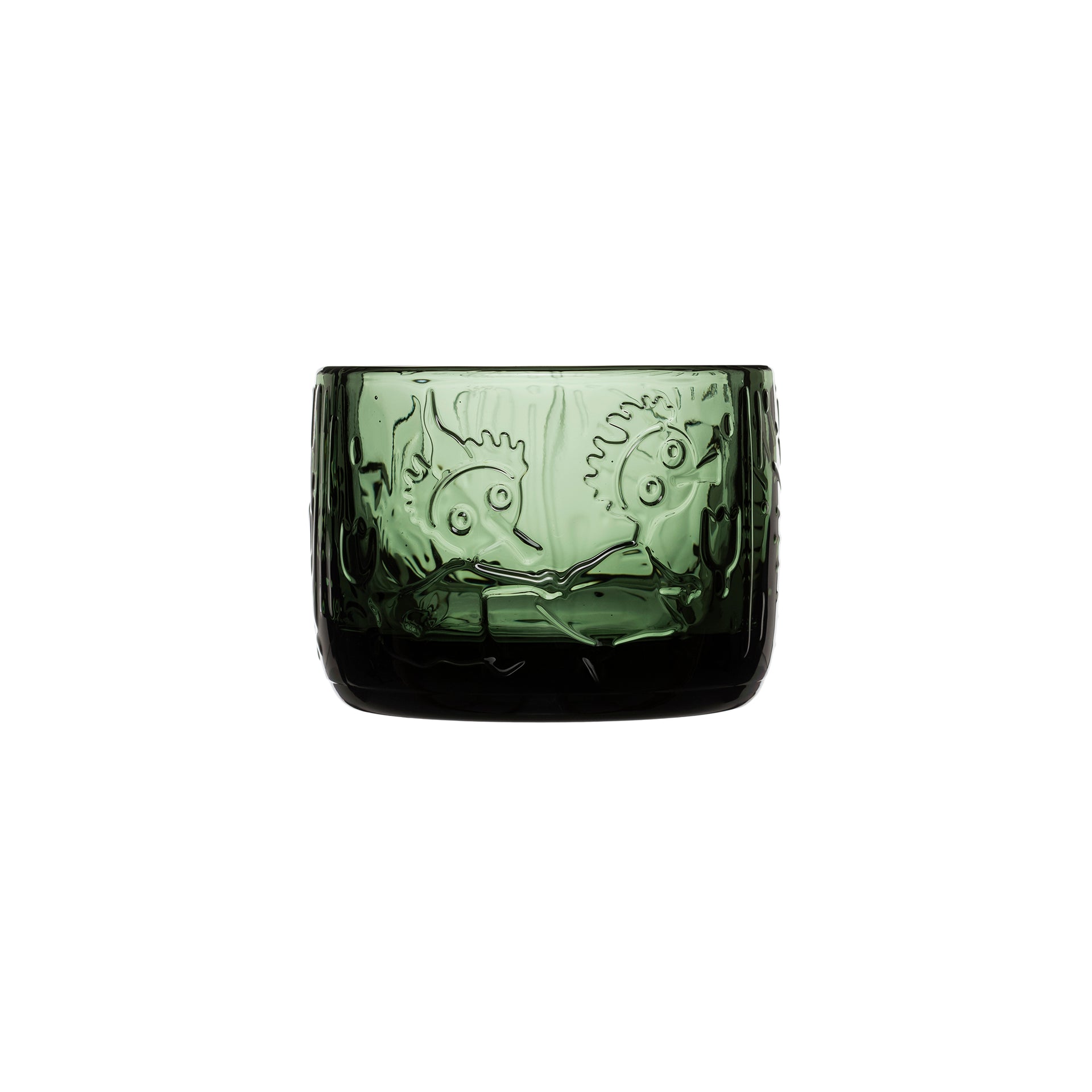 Moomin tealight candle holder 58mm pine green