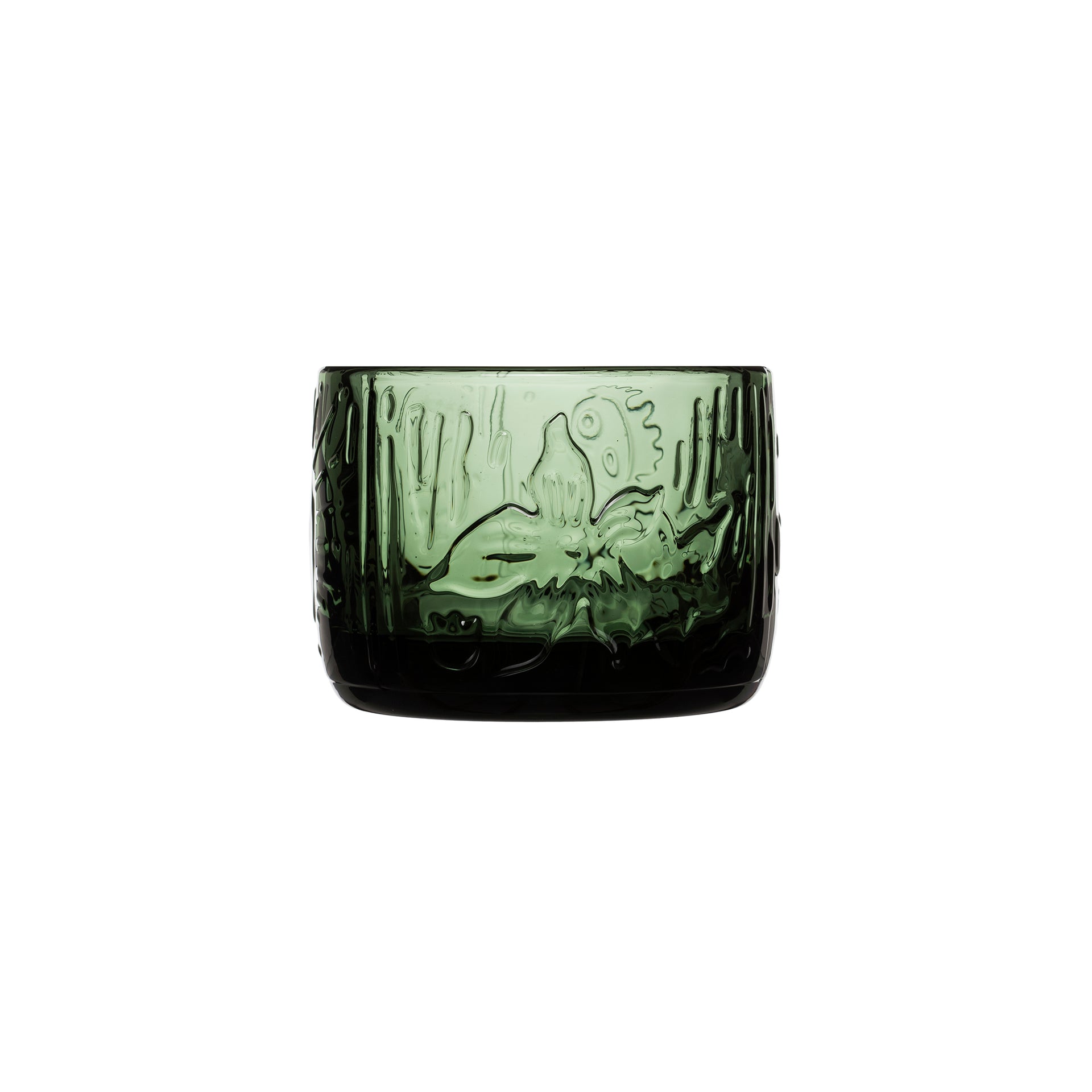 Moomin tealight candle holder 58mm pine green