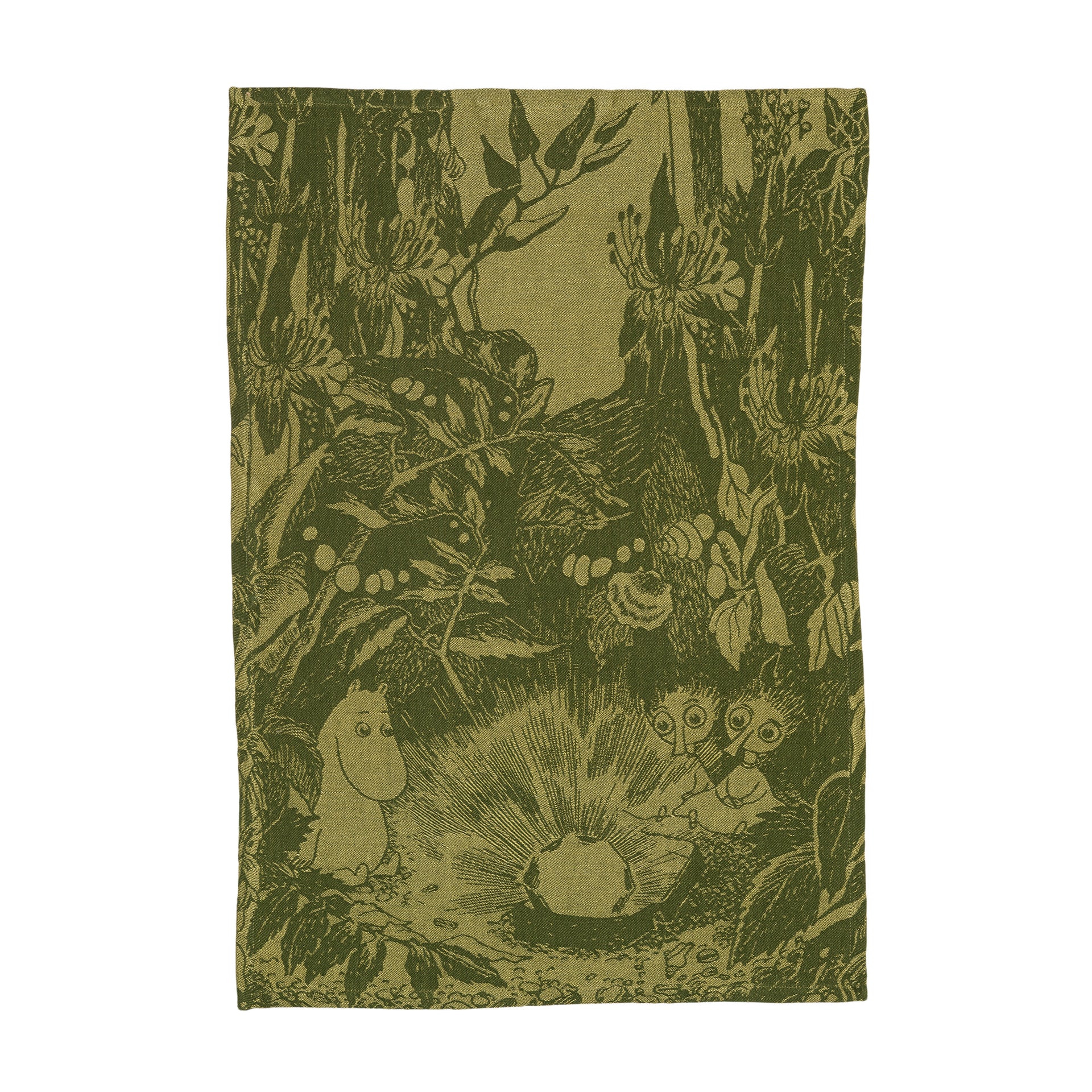 Moomin kitchen towel 45x65cm Mystical Forest green