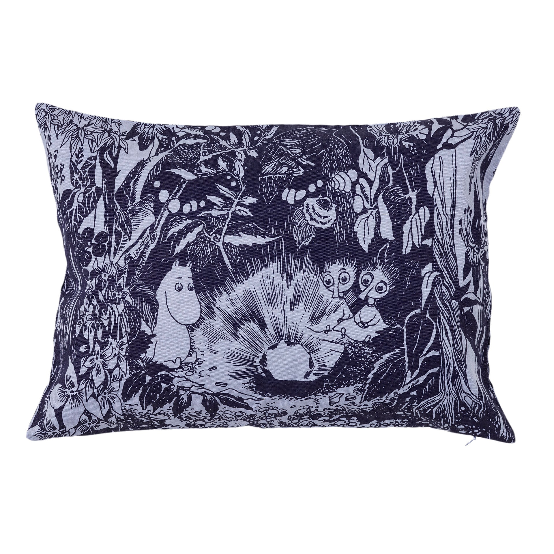 Moomin cushion cover 40x58cm Mystical Forest blue