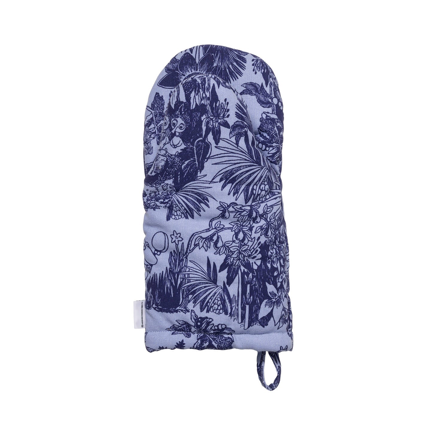 Moomin oven mitten 16x32cm Mystical Forest blue