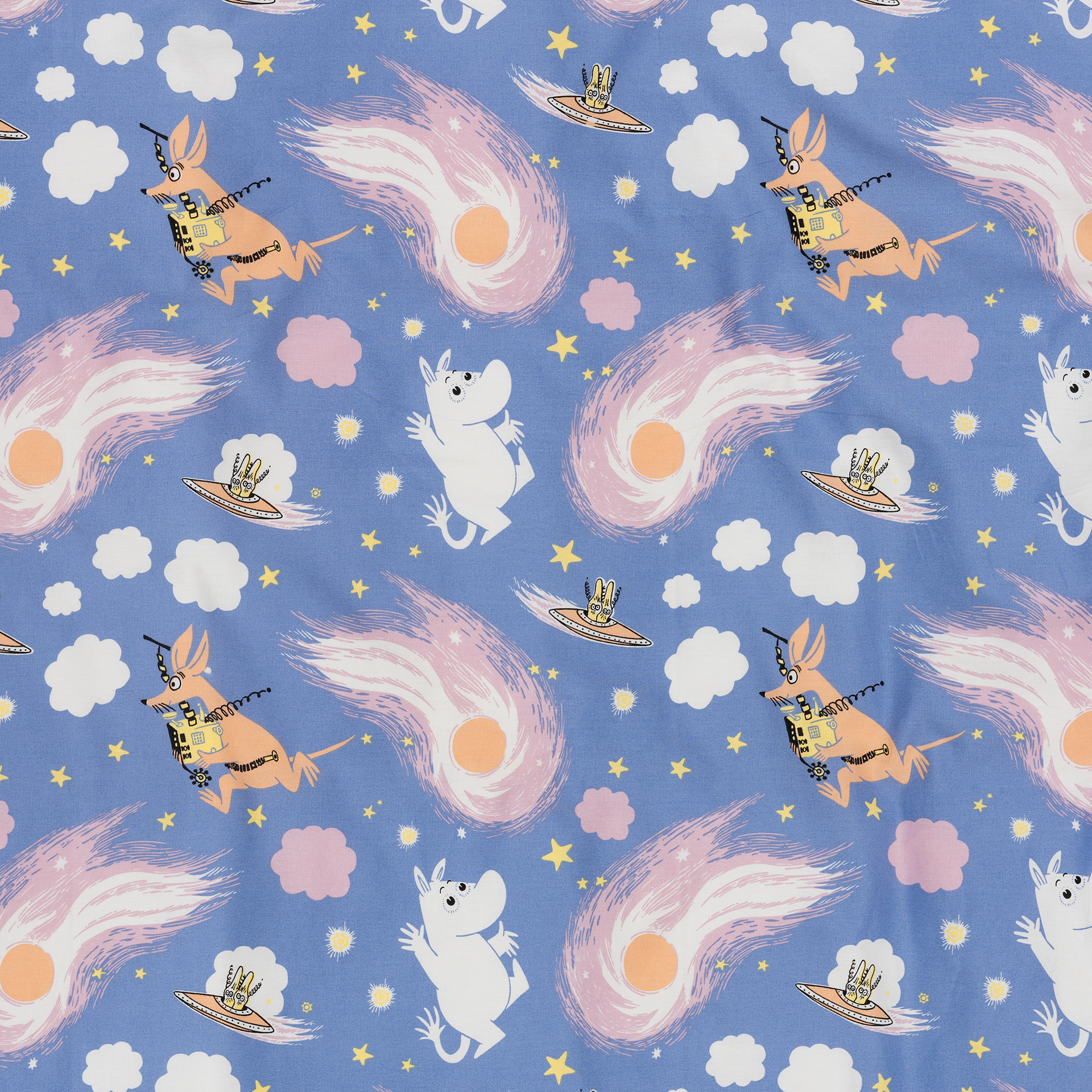 Mumin bäddset 85x125cm Rymdäventyr