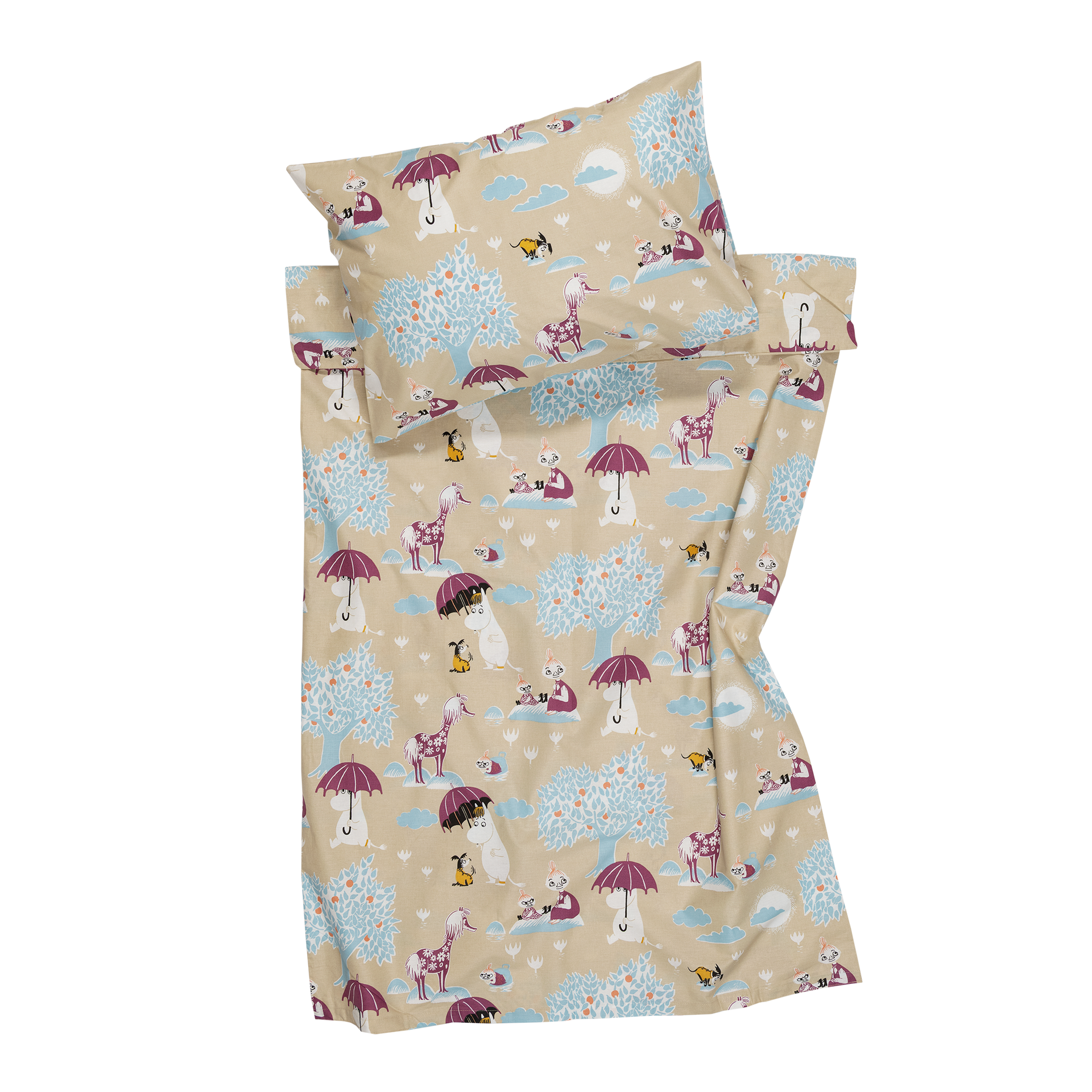 Mummi sengesett 85x125cm Under paraplyen