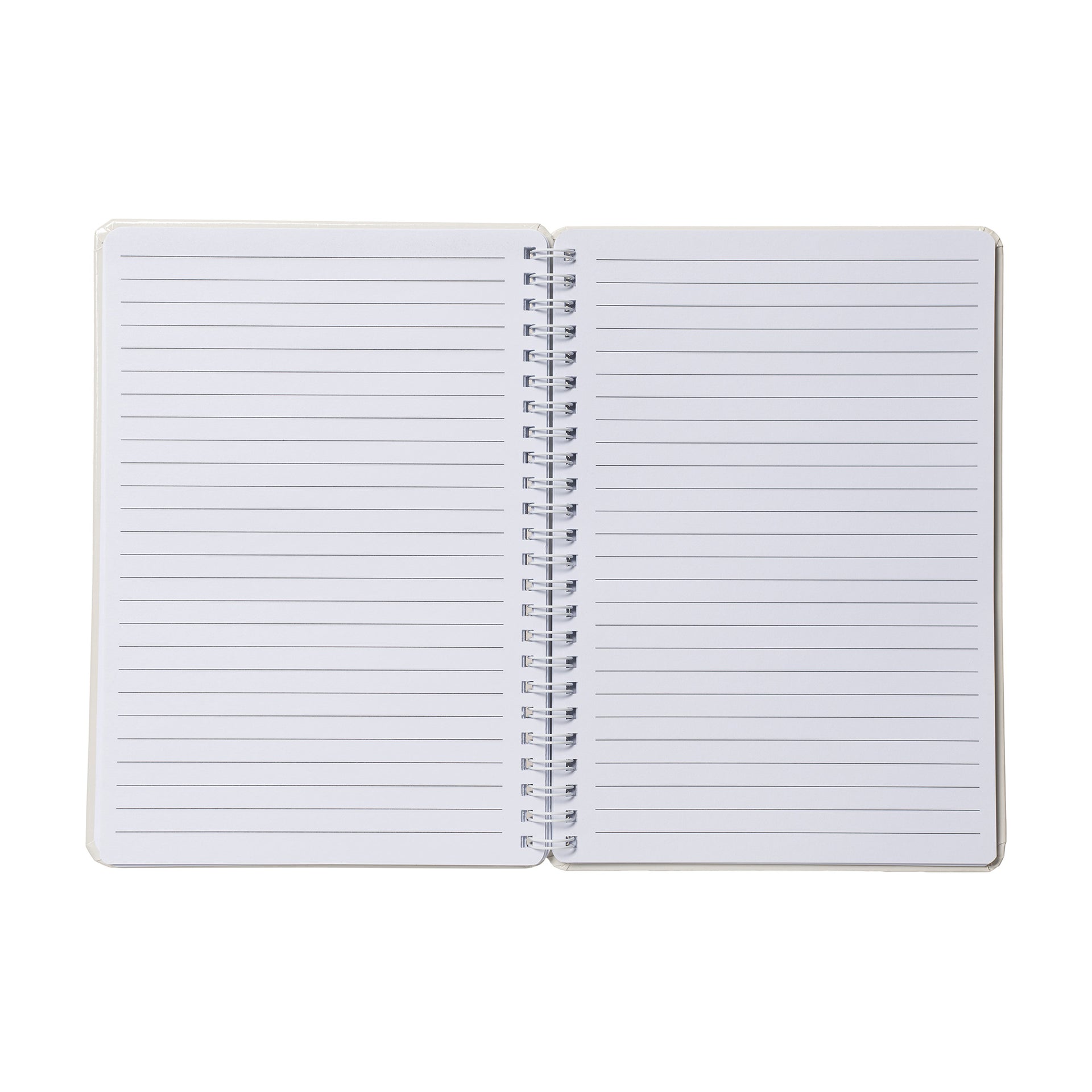 Muumi muistivihko Rebel Club - Open notebook with lined pages on a white background