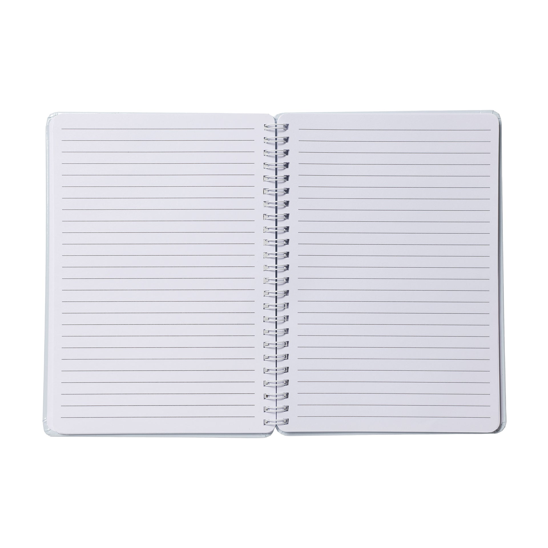 Moomin notebook Talk it all out - Open notebook with lined pages on a white background