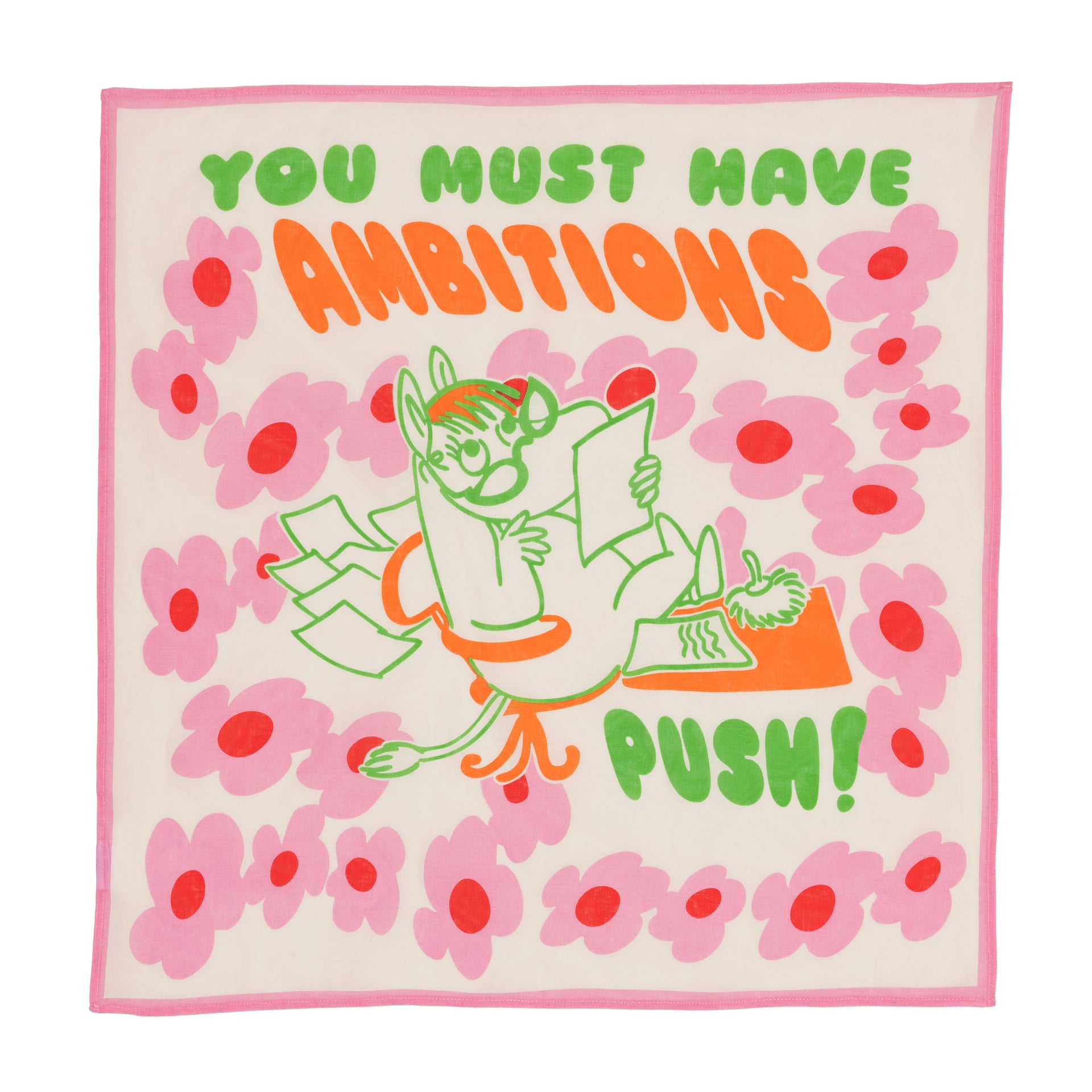 Pink Boss Lady scarf