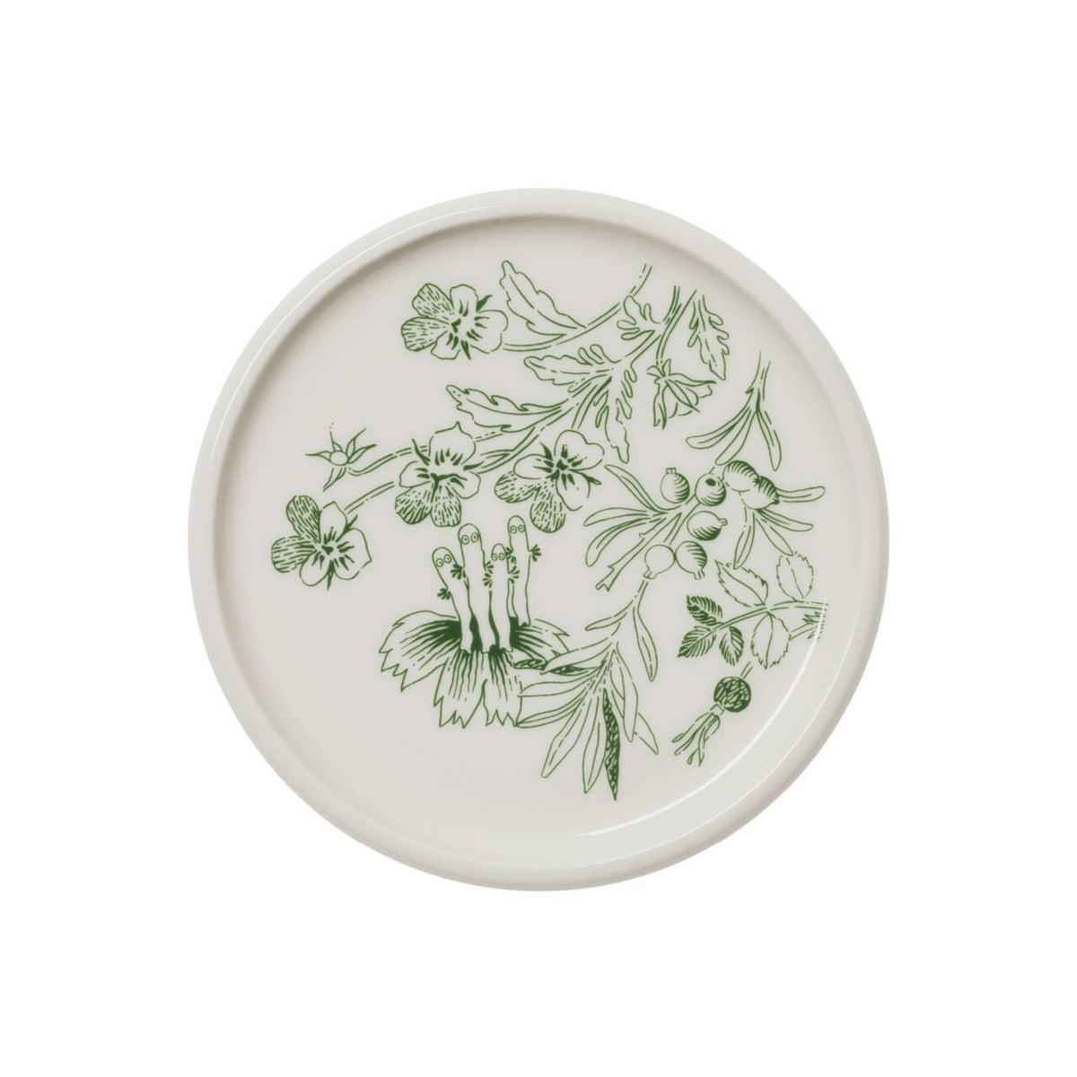 Moomin mini plate 12cm Haru green