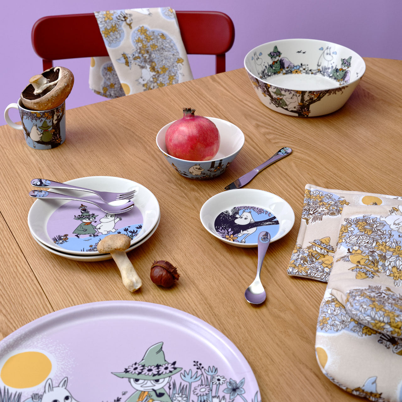Moomin plate 19cm Friends Forever