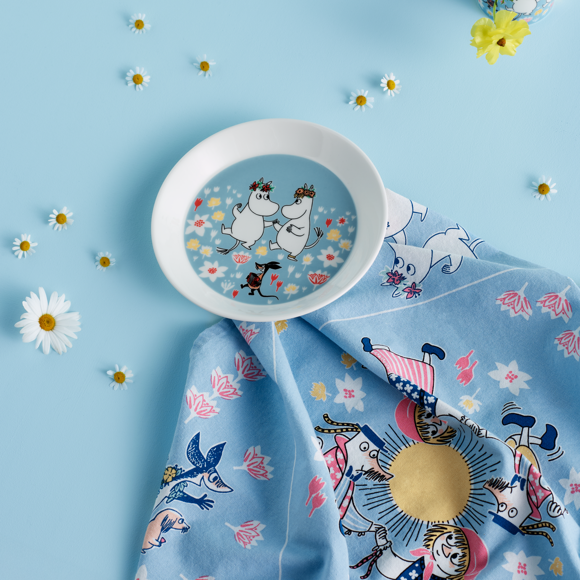 Mumin tallrik 19cm Sommardans