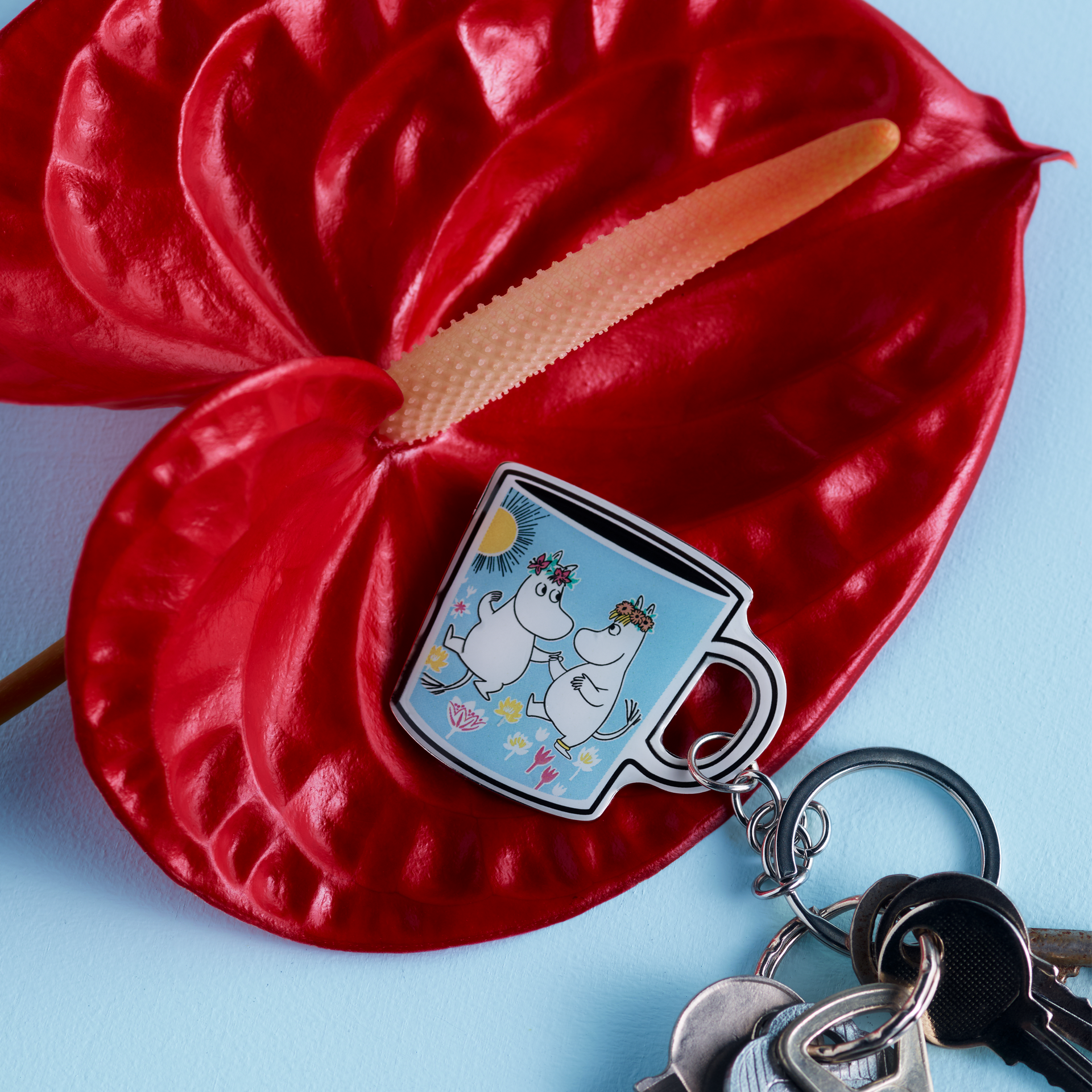 Mumin nyckelring Sommardans